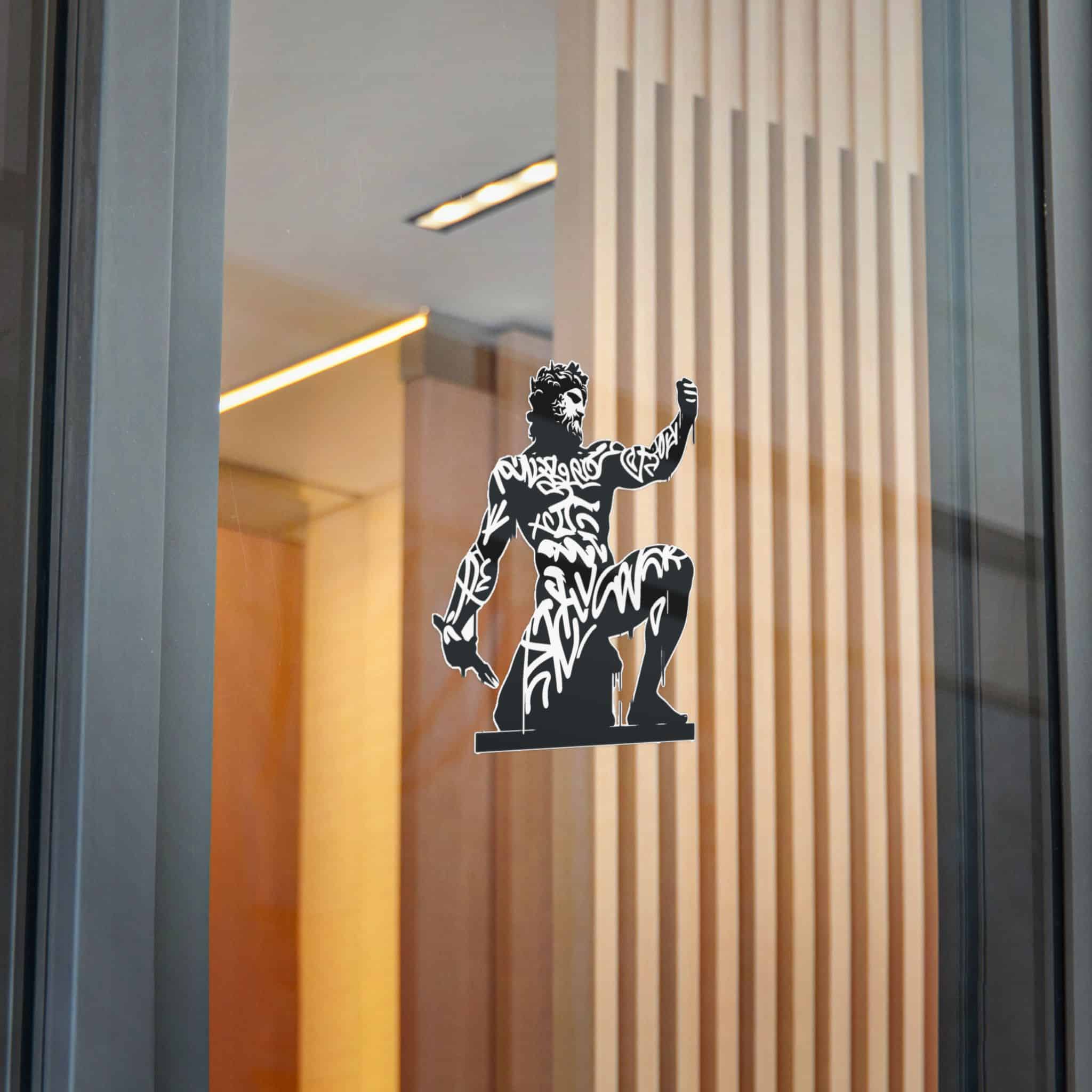 Poseidon Deity Mythology Silhouette Deity Graffiti Tag Hip Hop Street Art Typography (1) Die Cut Stickers Dtf - Image 28