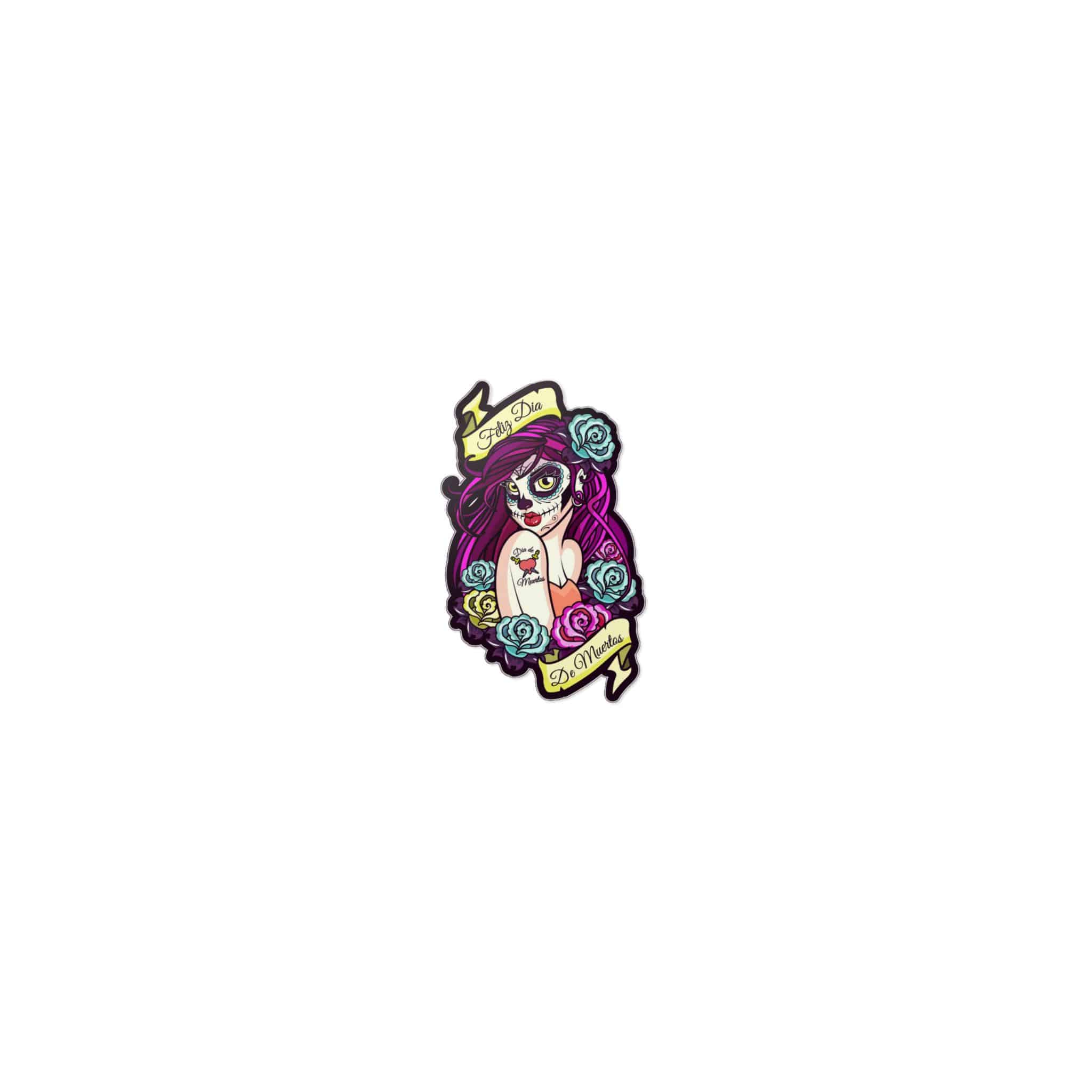 Feliz Dia de Muertos Die Cut Stickers Dtf - Image 17