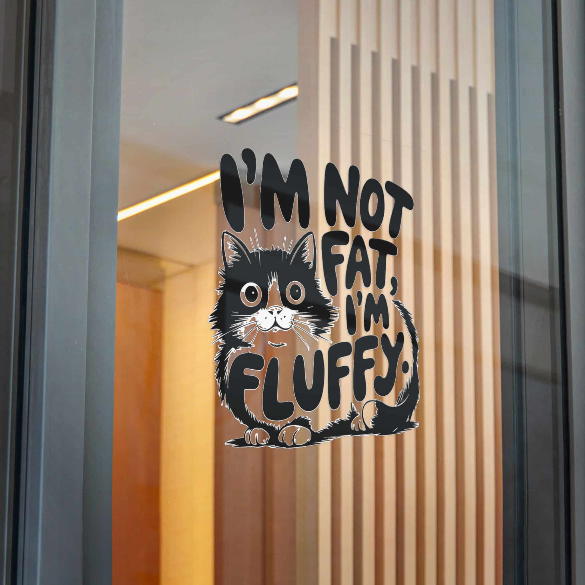I'm Not Fat I'm Fluffy Die Cut Stickers Dtf - Image 32