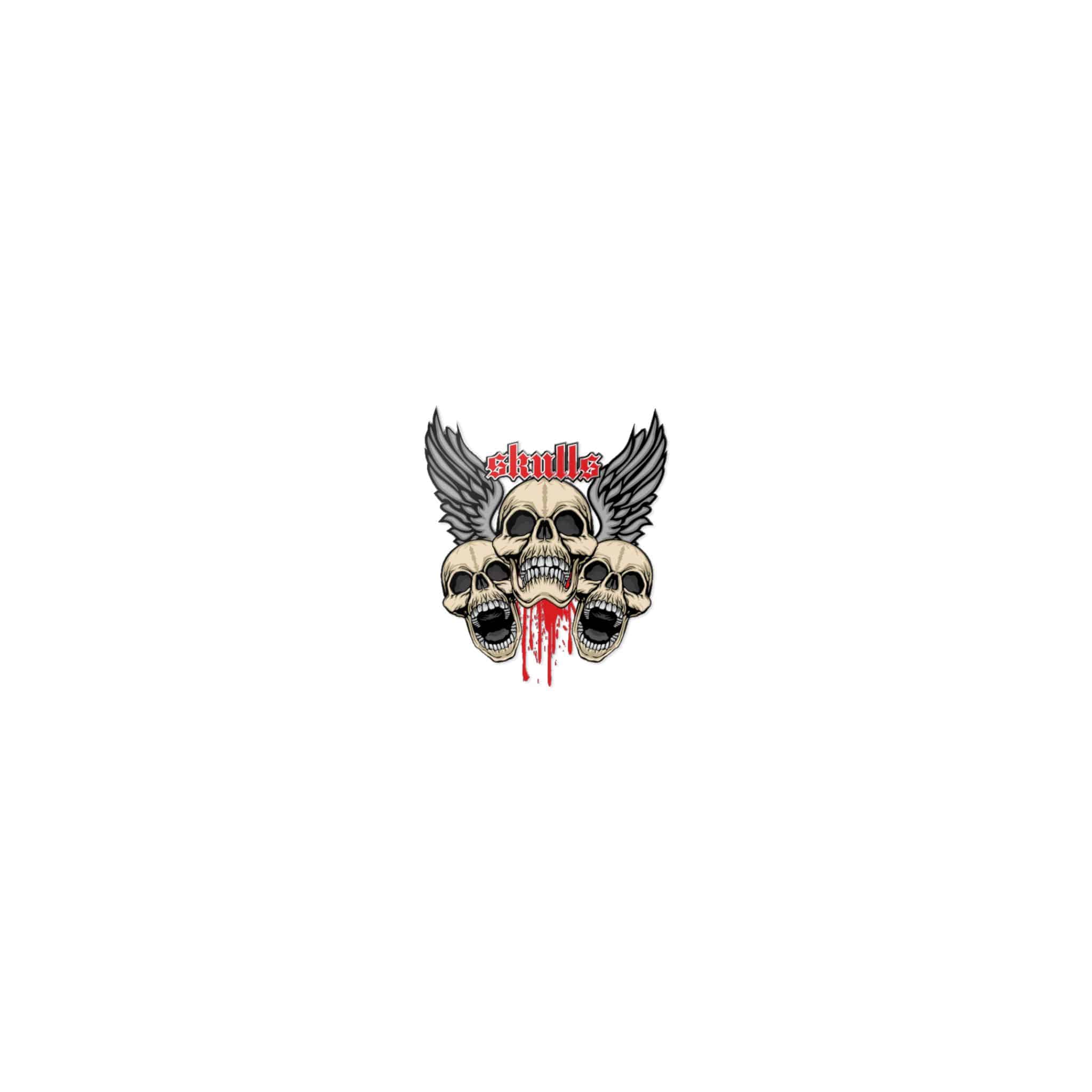 Gothic Sign With Skull Grunge Vintage Design T Shirts (17) Die Cut Stickers Dtf - Image 7
