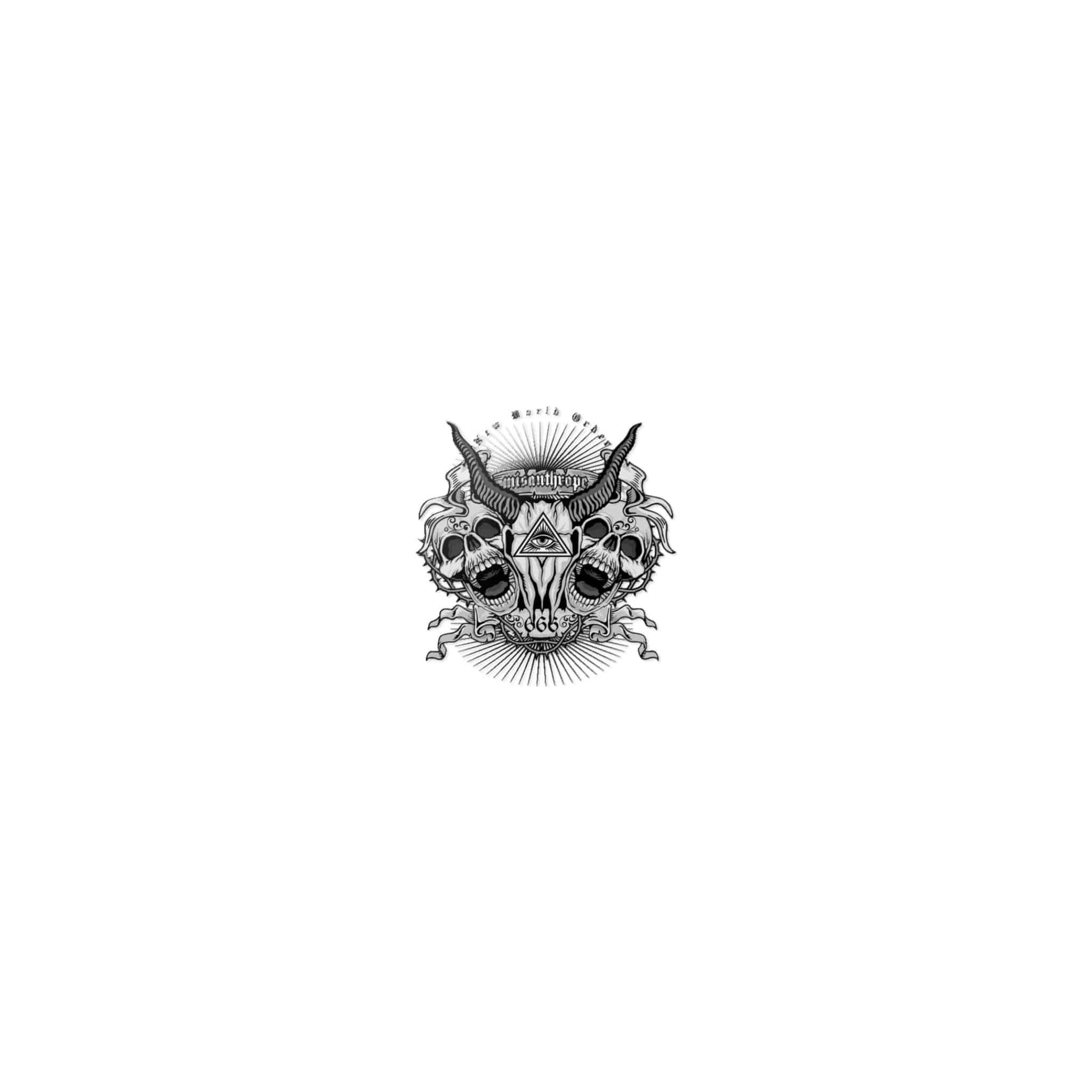 Gothic Sign With Goat Skull Grunge Vintage Design T Shirts Die Cut Stickers Dtf - Image 7