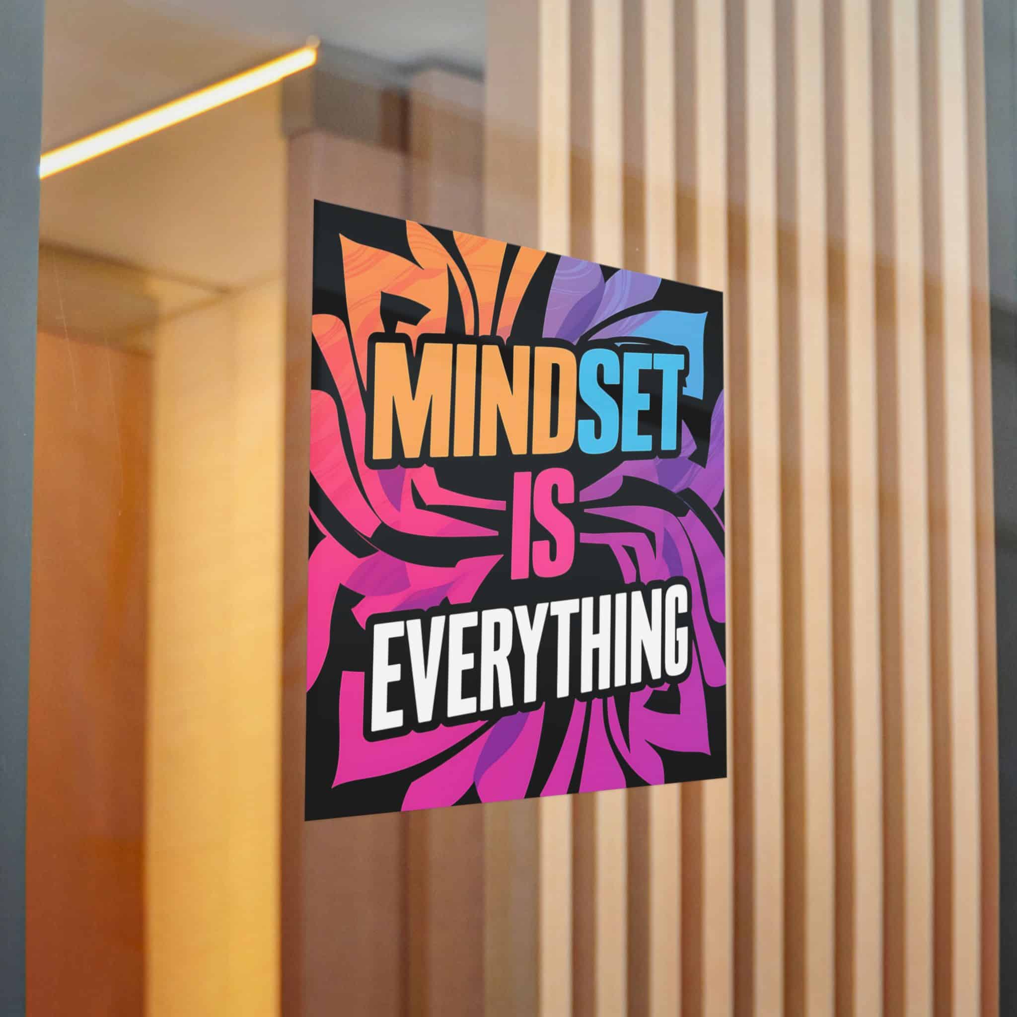 Mindset Is Everything 3 Die Cut Stickers Dtf - Image 22
