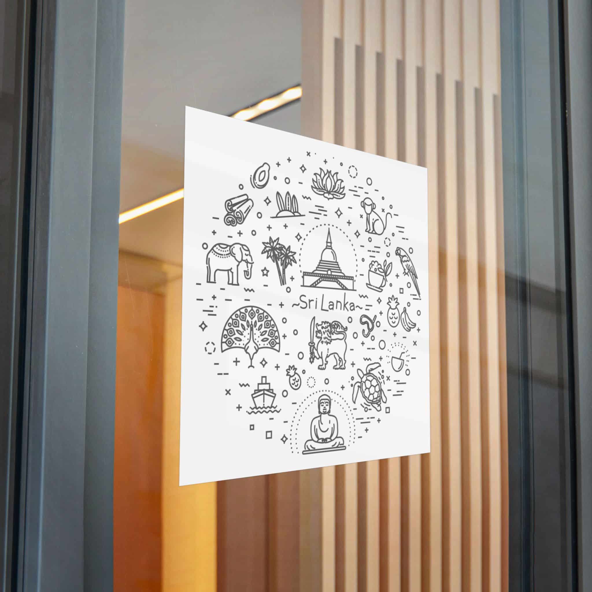 Sri Lanka Die Cut Stickers Dtf - Image 30