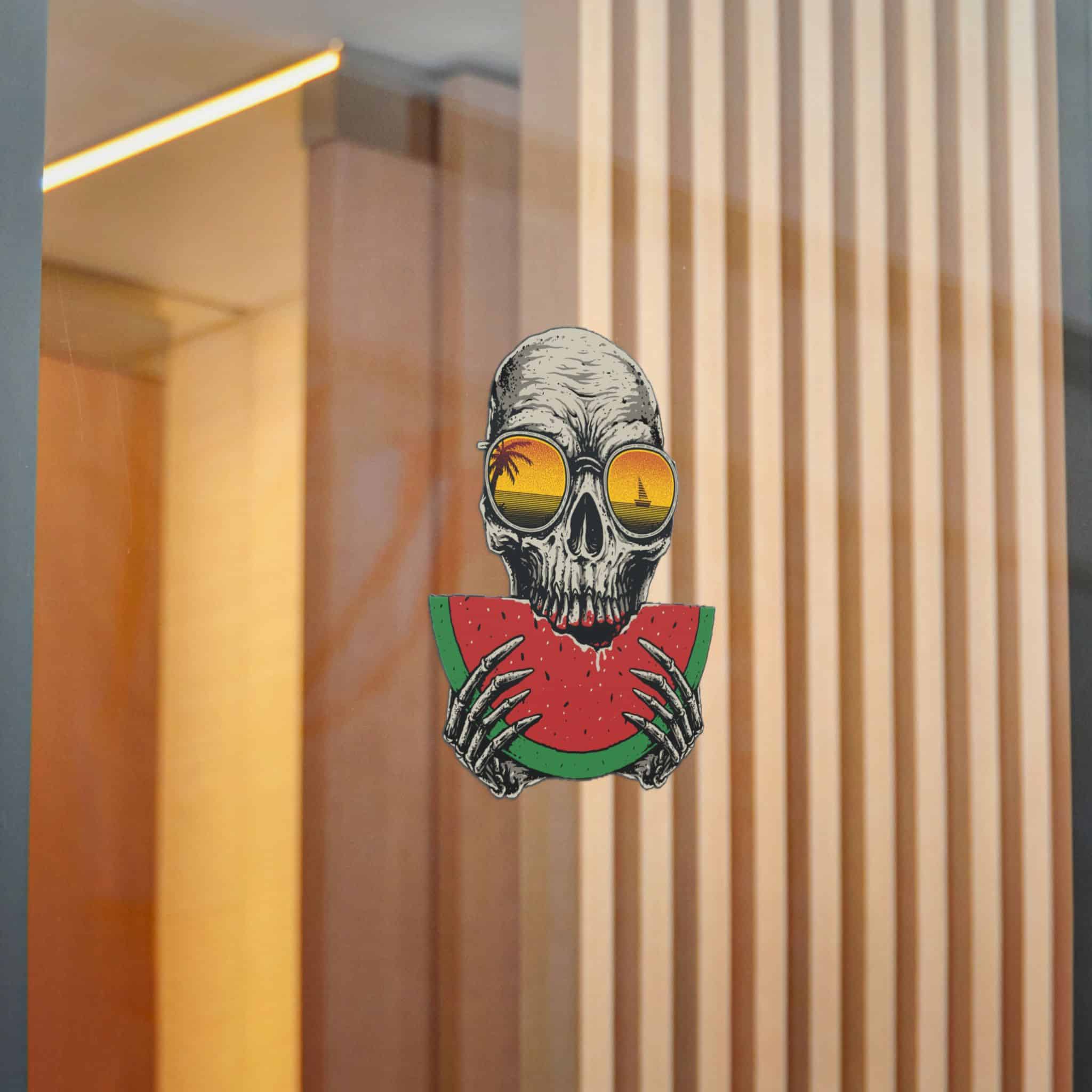 Skull Watermelon Summer Beach Graphic Illustration Die Cut Stickers Dtf - Image 22