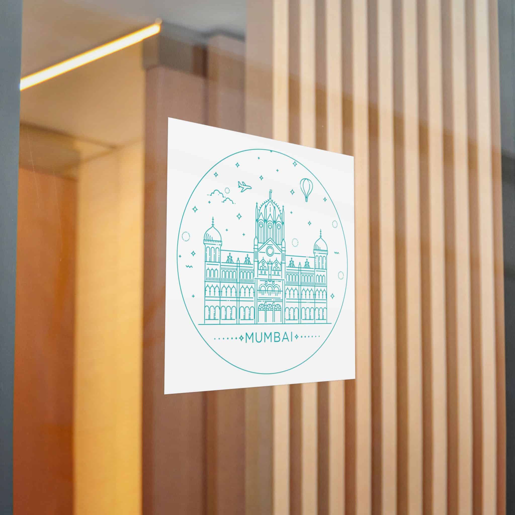 Mumbai Chhatrapati Die Cut Stickers Dtf - Image 20