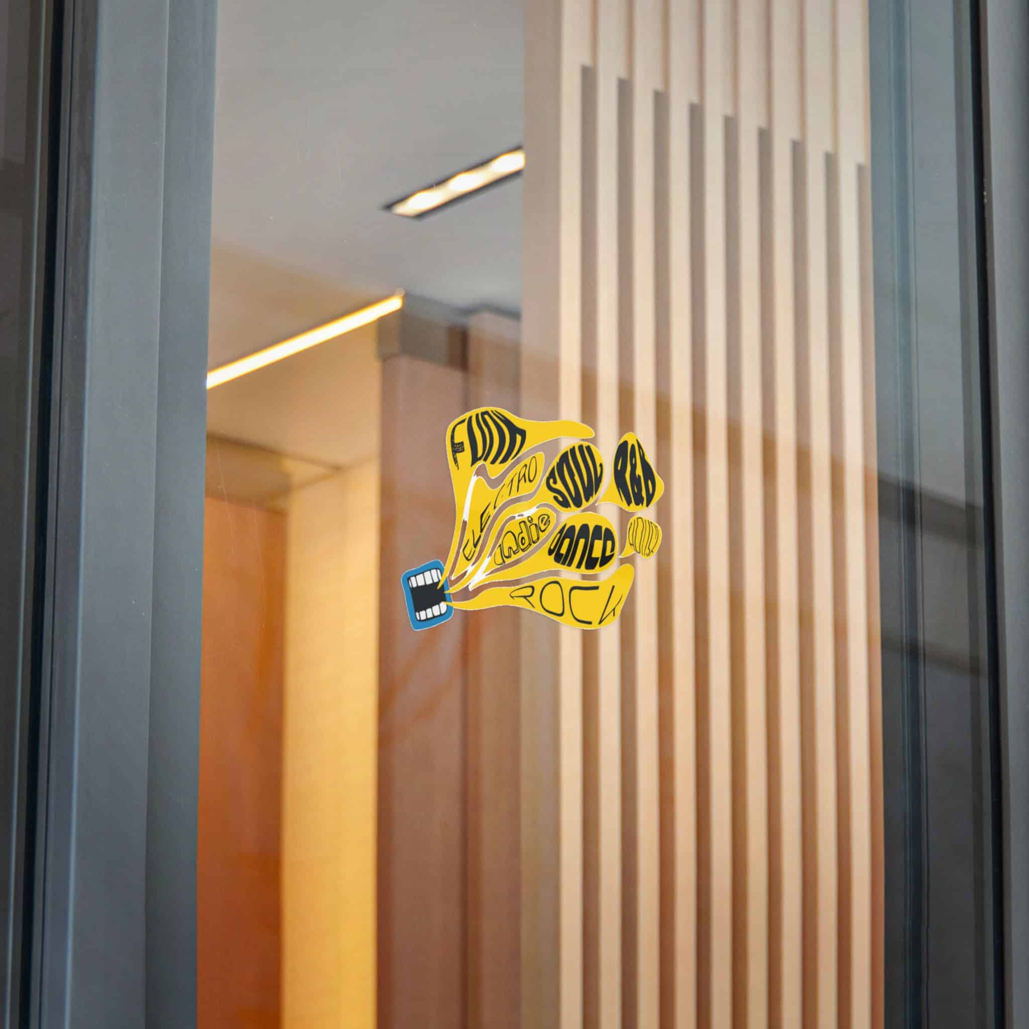Yellow Object With Word Rock It Die Cut Stickers Dtf - Image 28