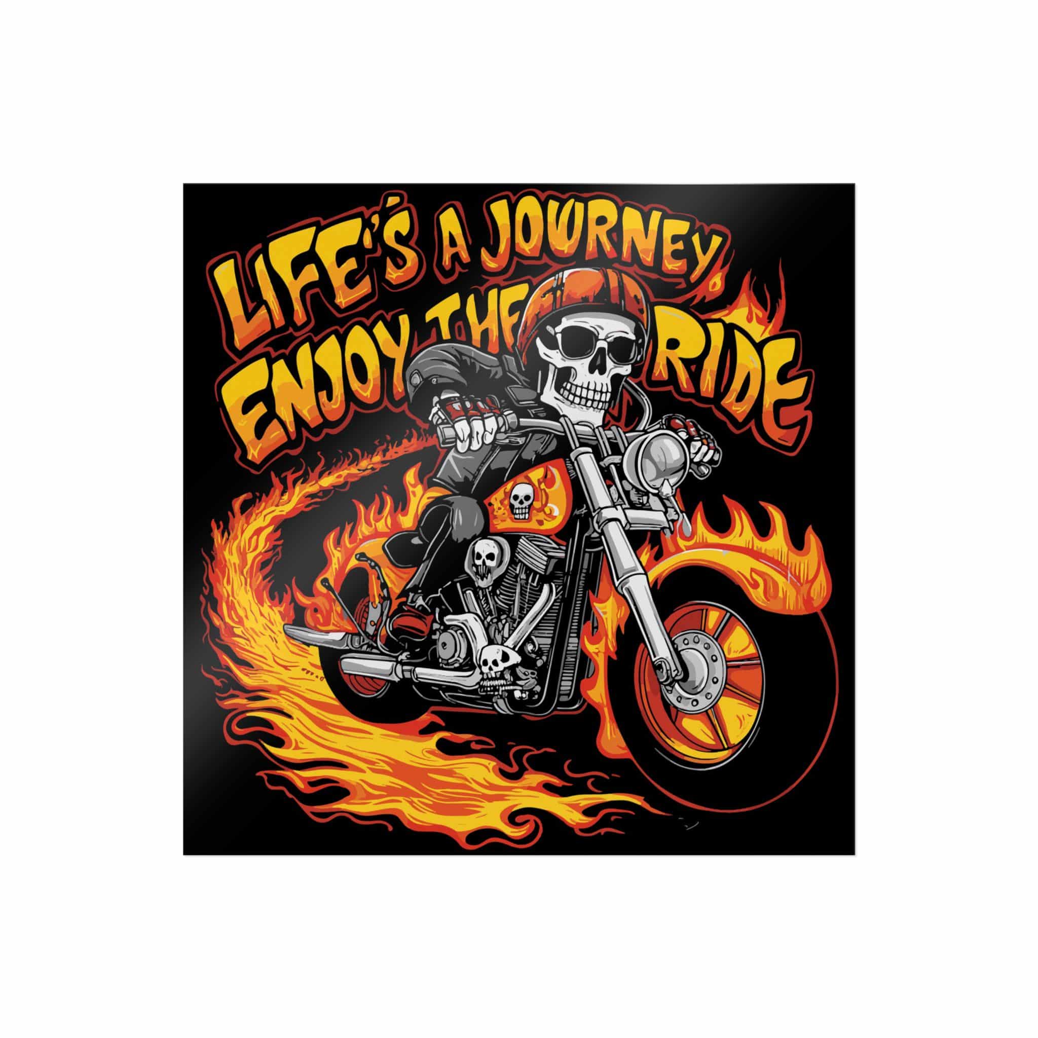 Life's A Journey Enjoy the Ride Die Cut Stickers Dtf - Image 31