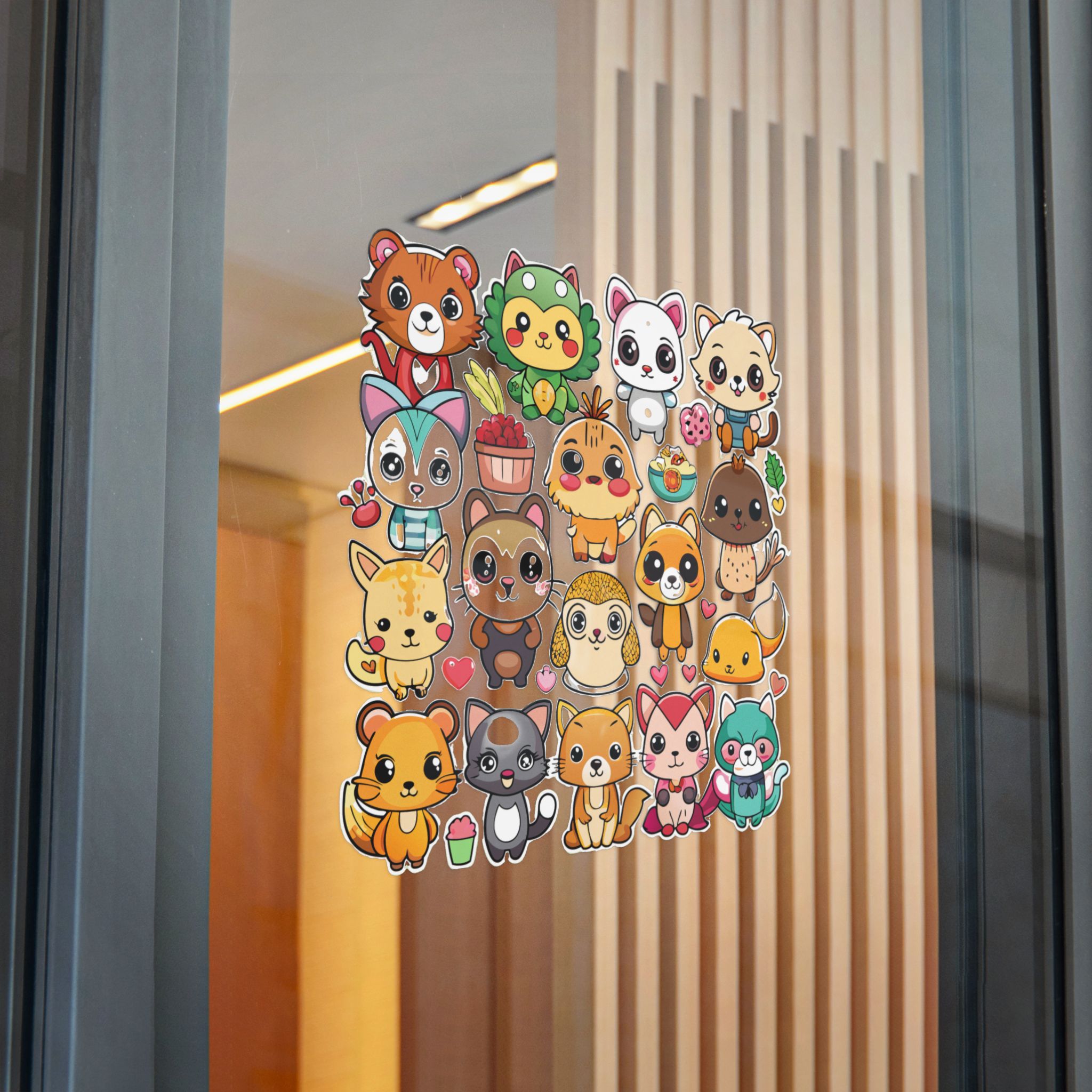 Cute Cartoon Animals With Different Expressions and Poses Die Cut Stickers Dtf - Image 30