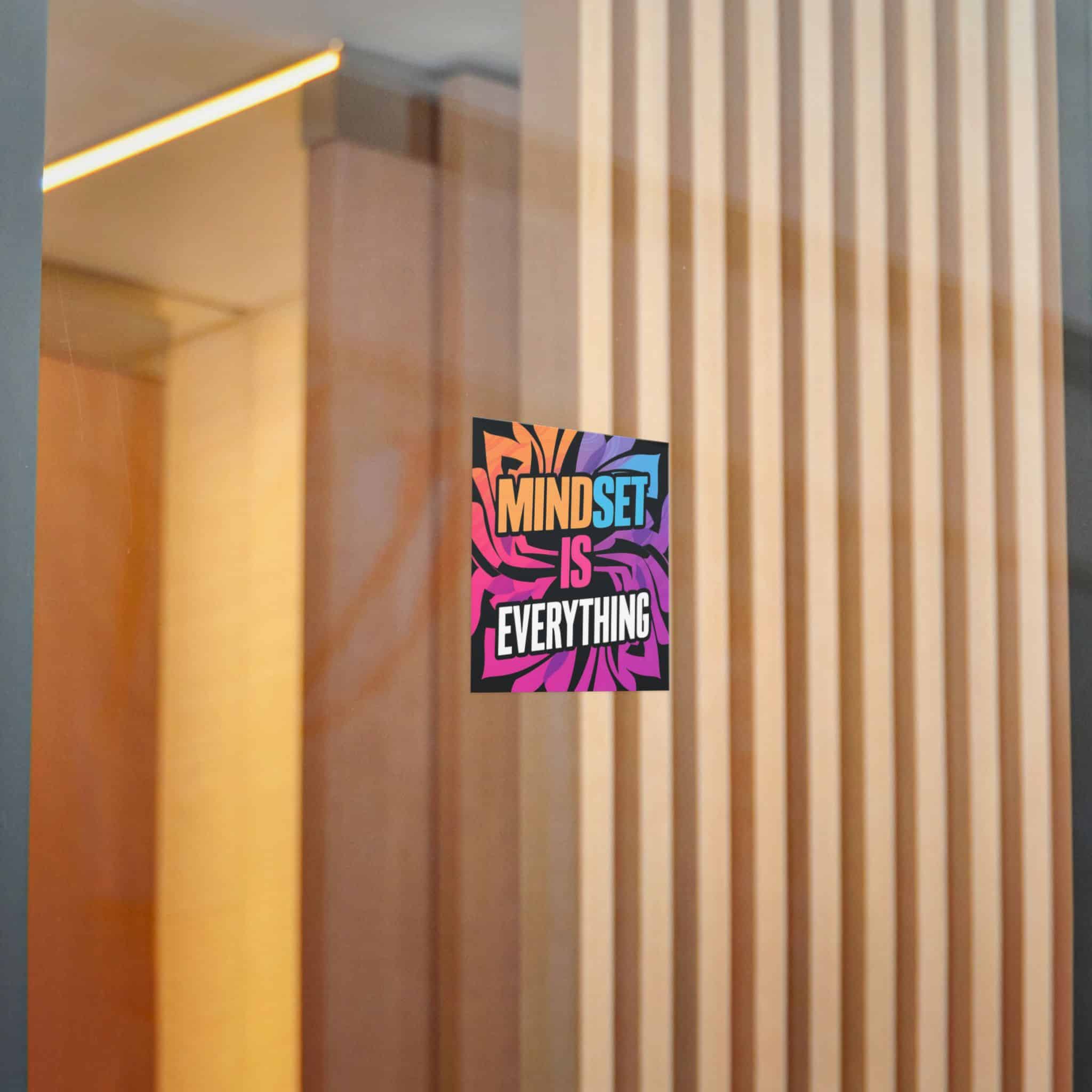 Mindset Is Everything 3 Die Cut Stickers Dtf - Image 18