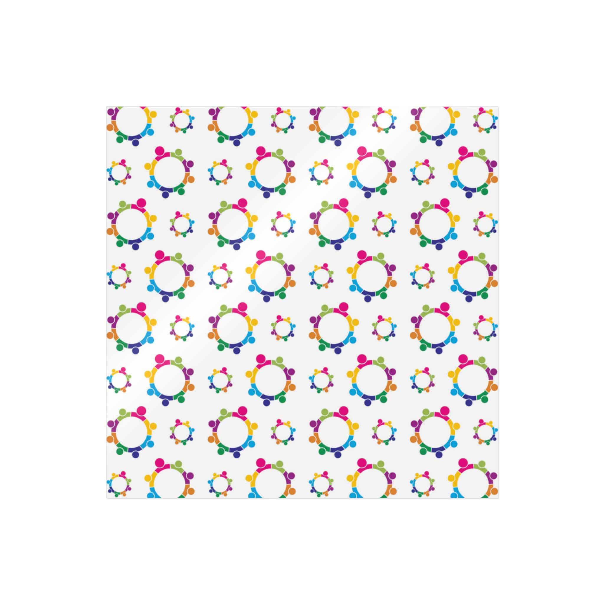 Network Favorable Trendy Multicolor Repeating Pattern Vector Illustration Background Die Cut Stickers Dtf - Image 3
