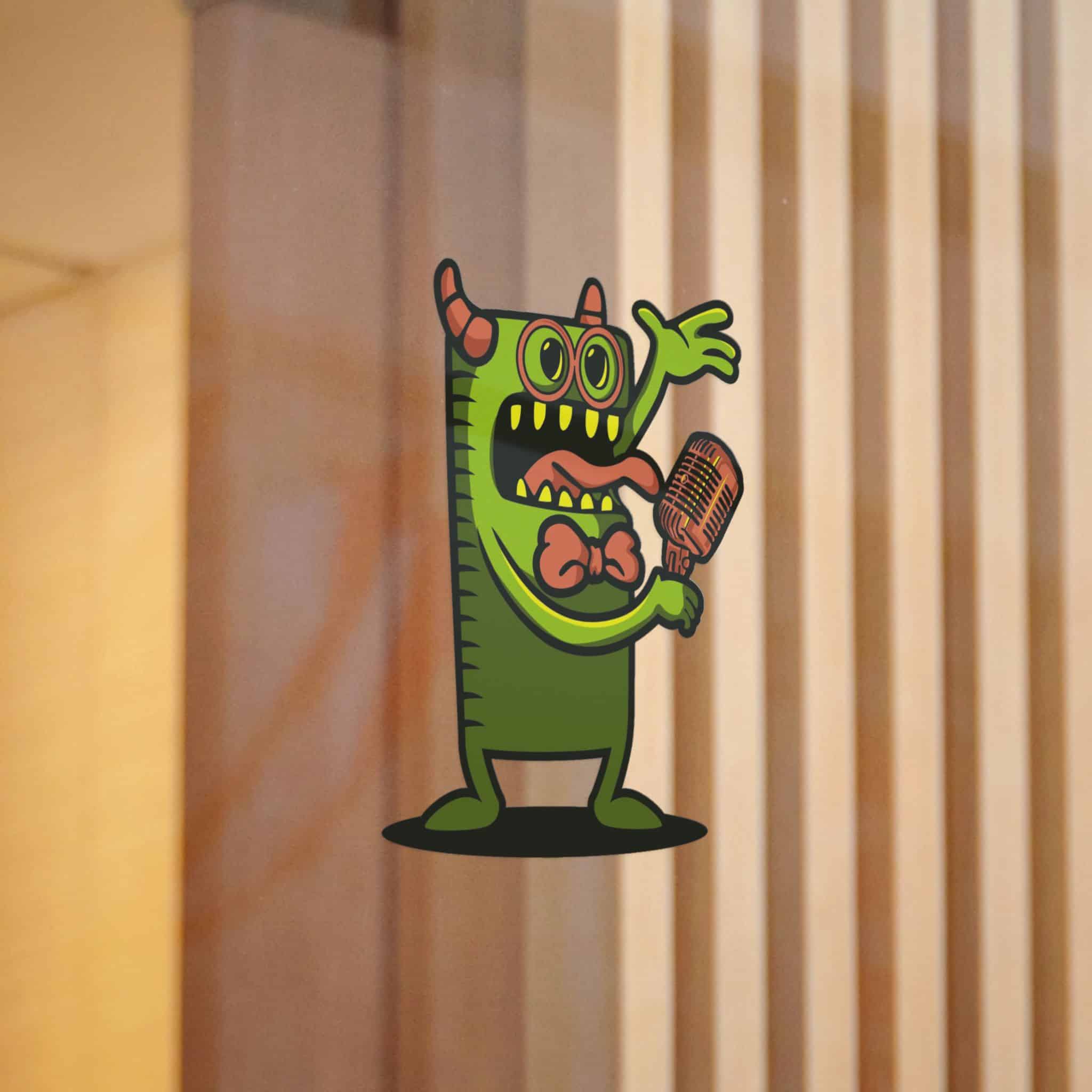 Singing Monster Cartoon Die Cut Stickers Dtf - Image 12