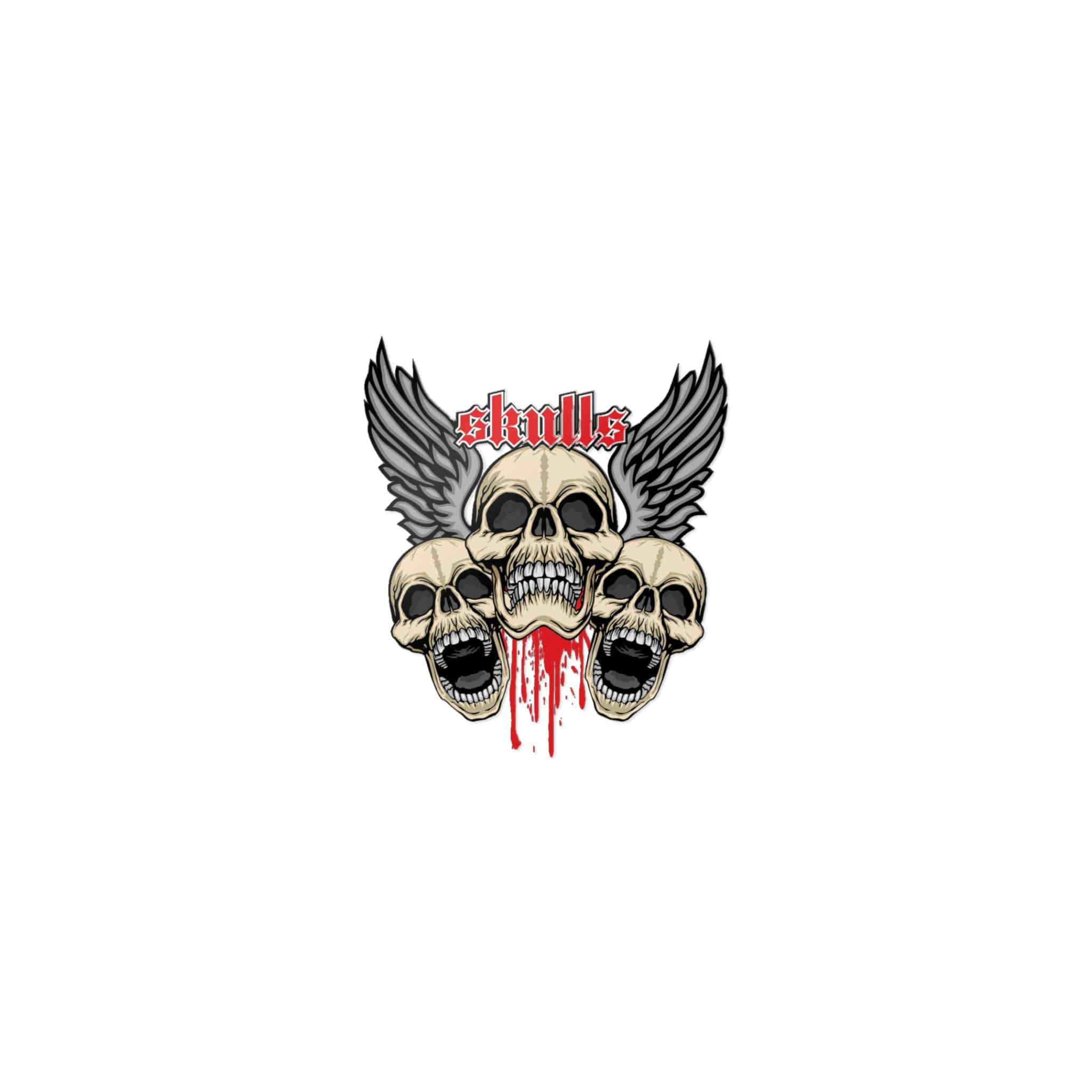 Gothic Sign With Skull Grunge Vintage Design T Shirts (17) Die Cut Stickers Dtf - Image 9
