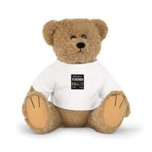 Battery Life of A Teacher V1 Plush Toy With T Shirt