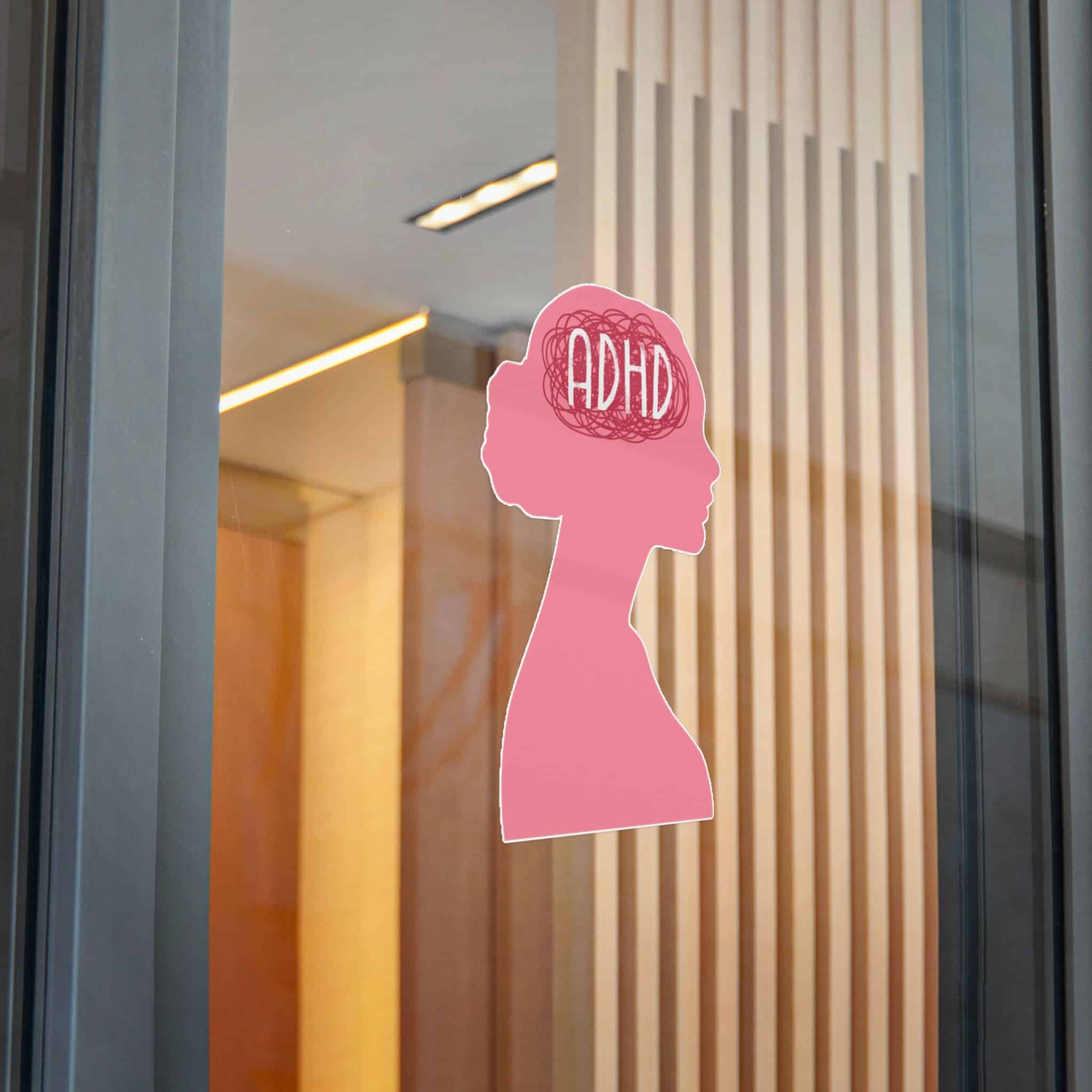 Woman Adhd Die Cut Stickers Dtf - Image 32