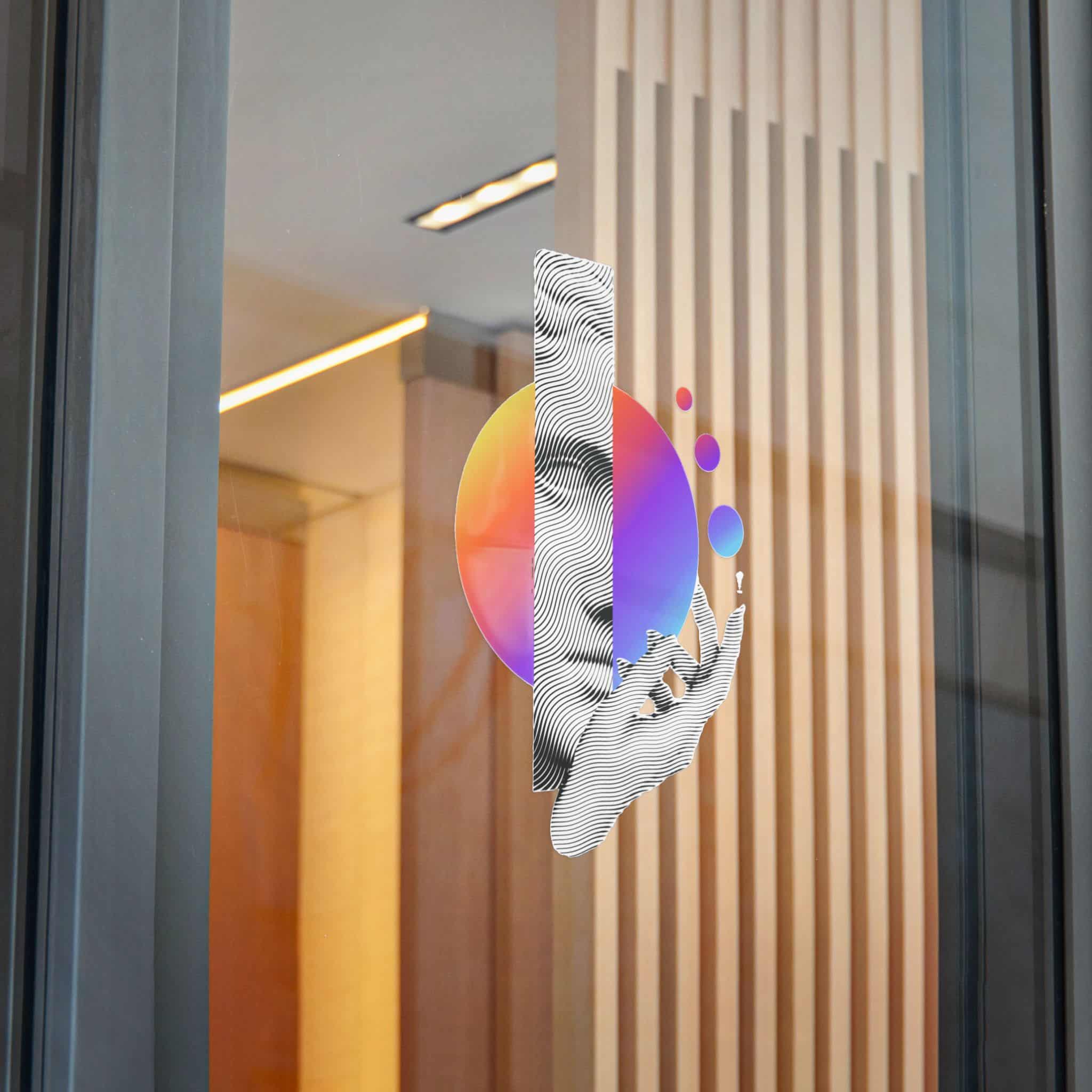 Greece Modern Face With Contemporary Element Die Cut Stickers Dtf - Image 32