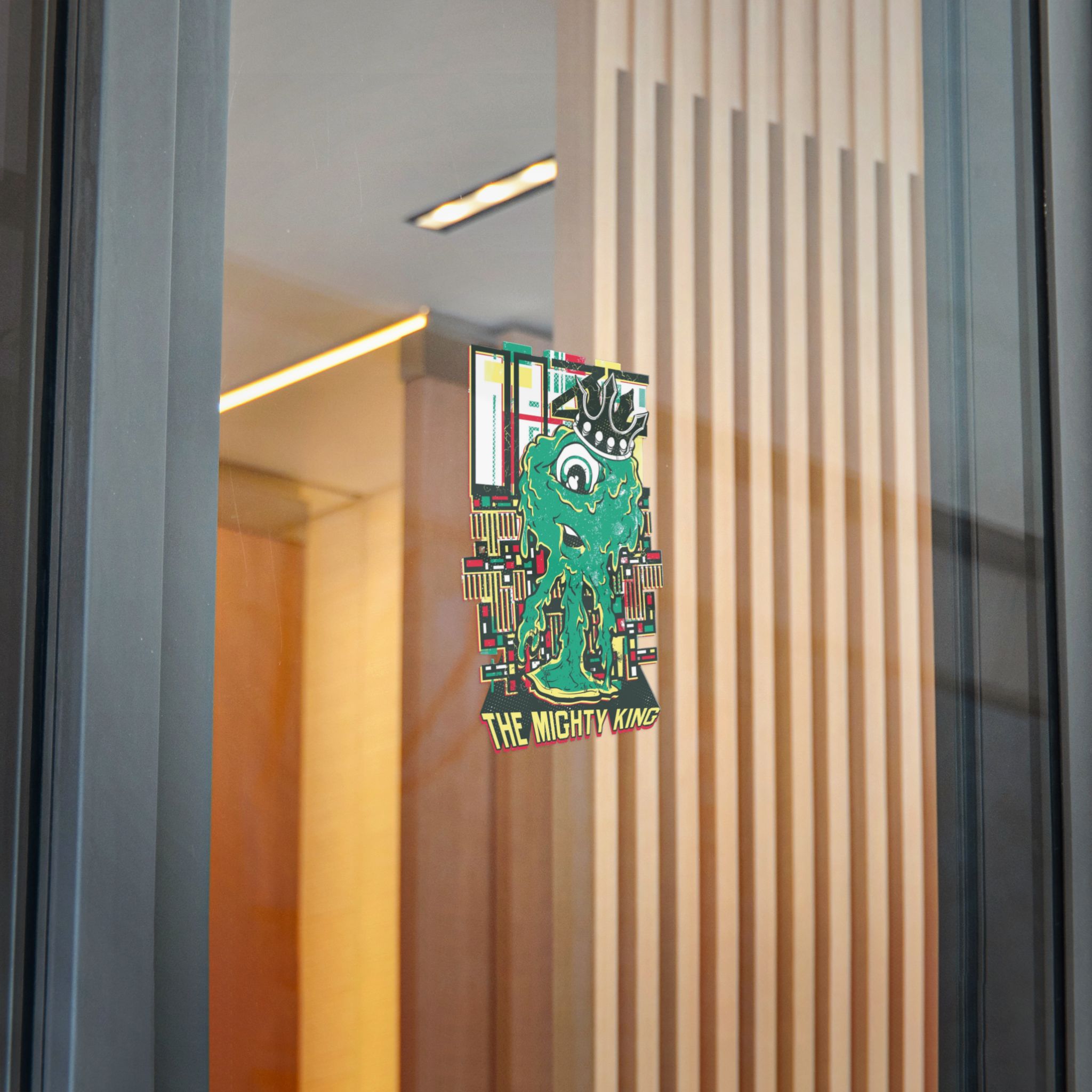 Cyclop Dripping Monster With Royal Crown Die Cut Stickers Dtf - Image 26