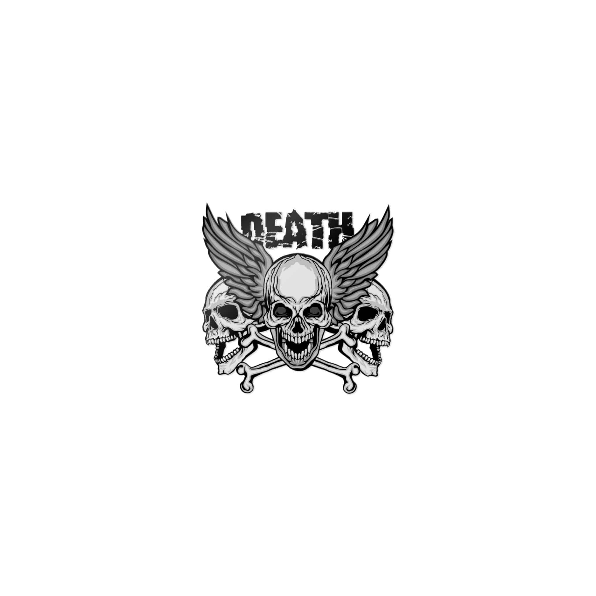 Gothic Sign With Skull Grunge Vintage Design T Shirts (6) Die Cut Stickers Dtf - Image 17