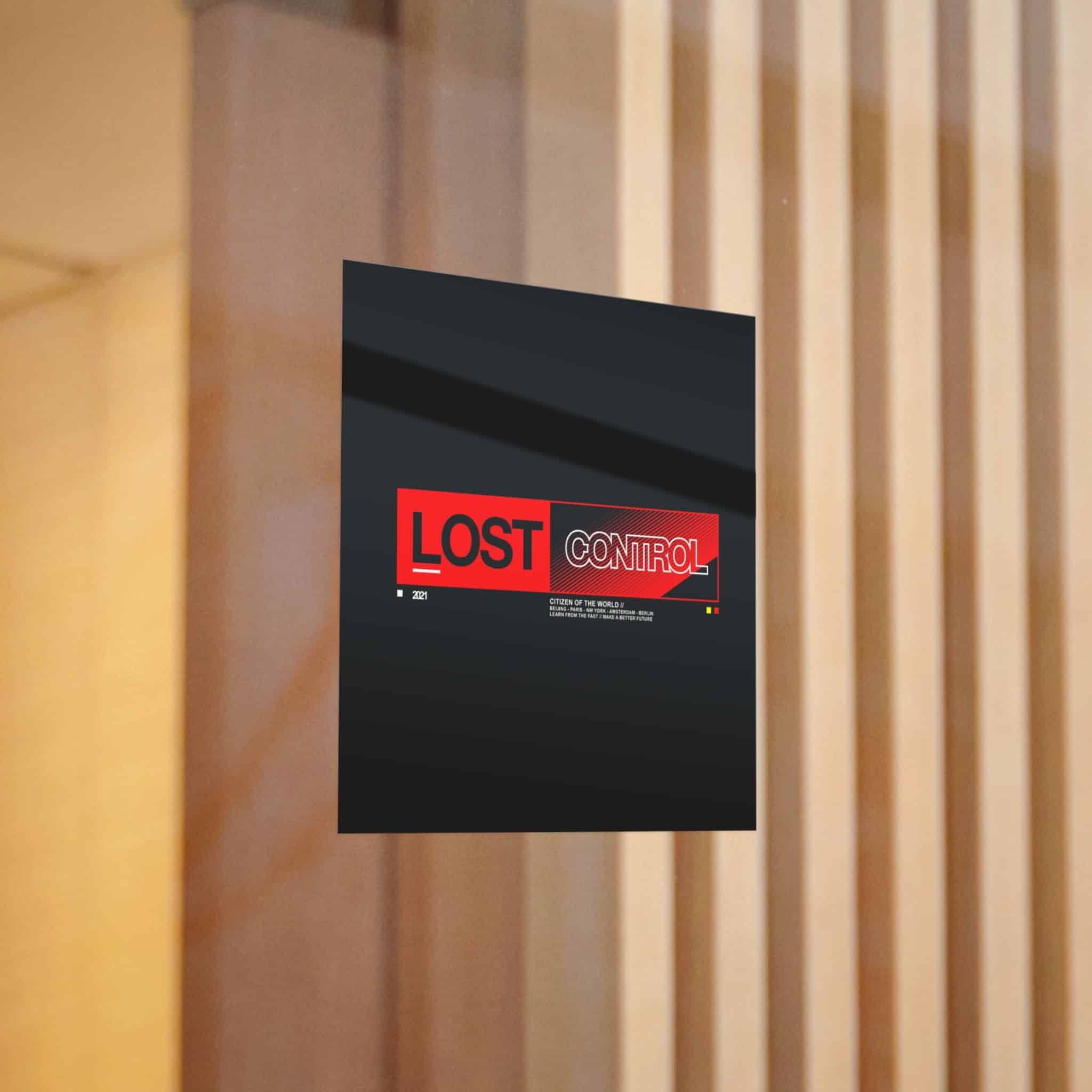 Lost Control Simple Vintage Fashion Die Cut Stickers Dtf - Image 6