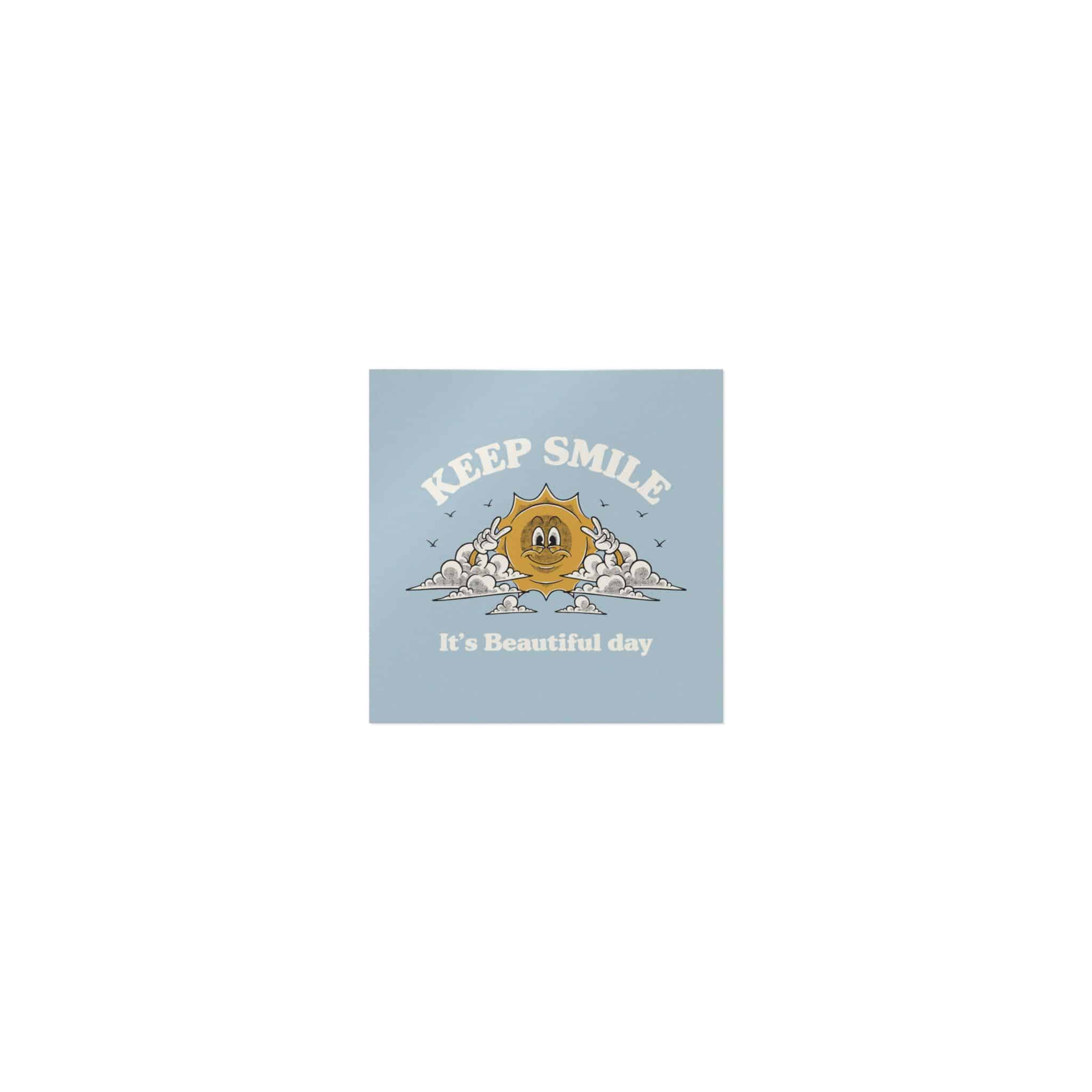 Happy Sun Clouds Retro Cartoon Mascot Die Cut Stickers Dtf - Image 17