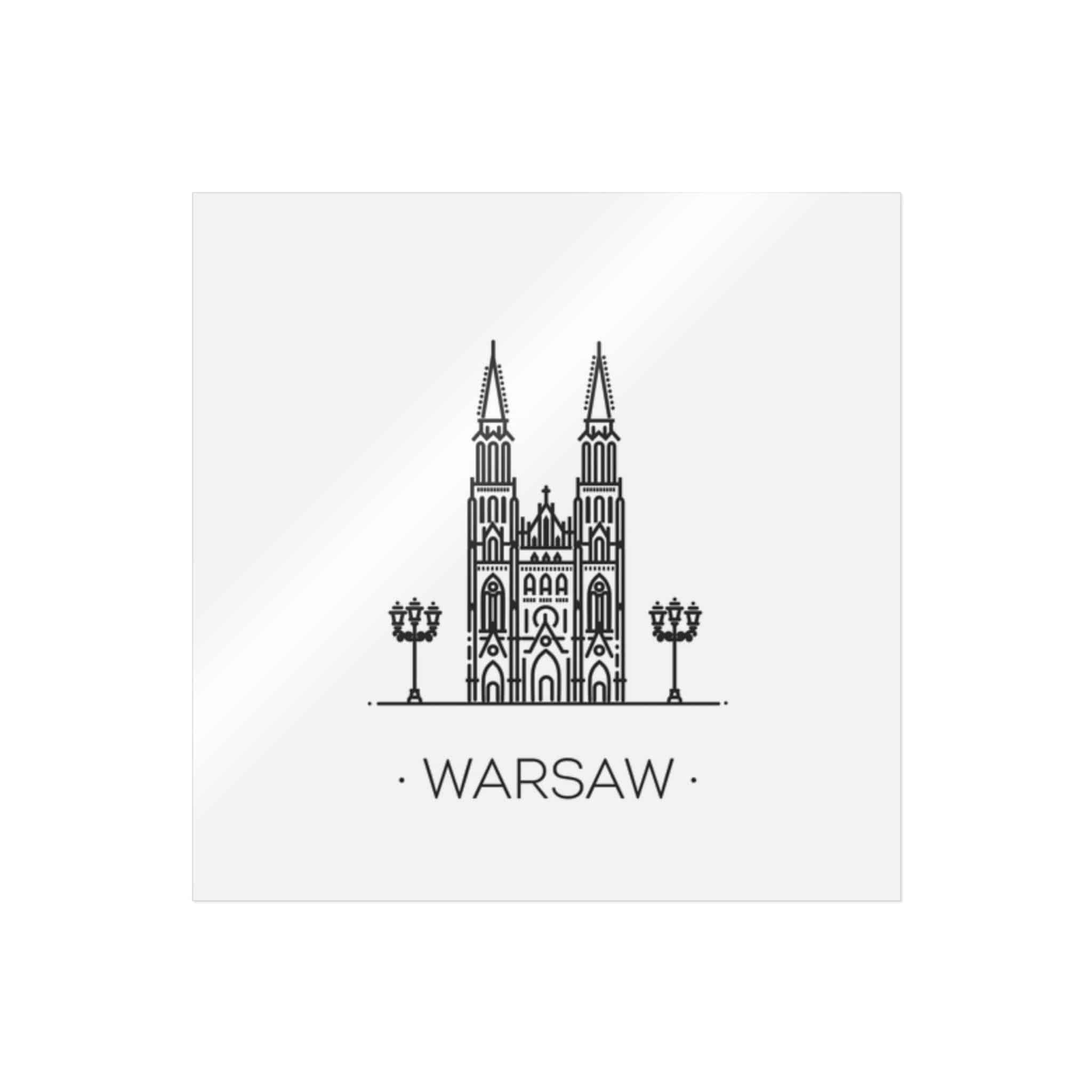Warshaw Die Cut Stickers Dtf