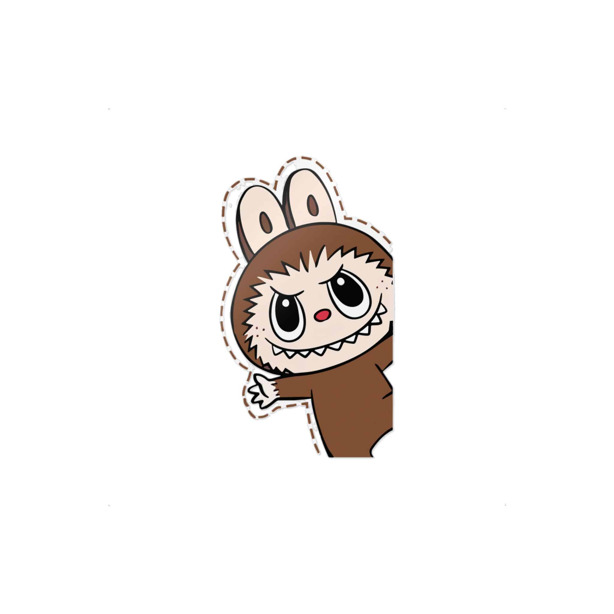 Rabbit With Big Ears Its Head Die Cut Stickers Dtf - Image 11