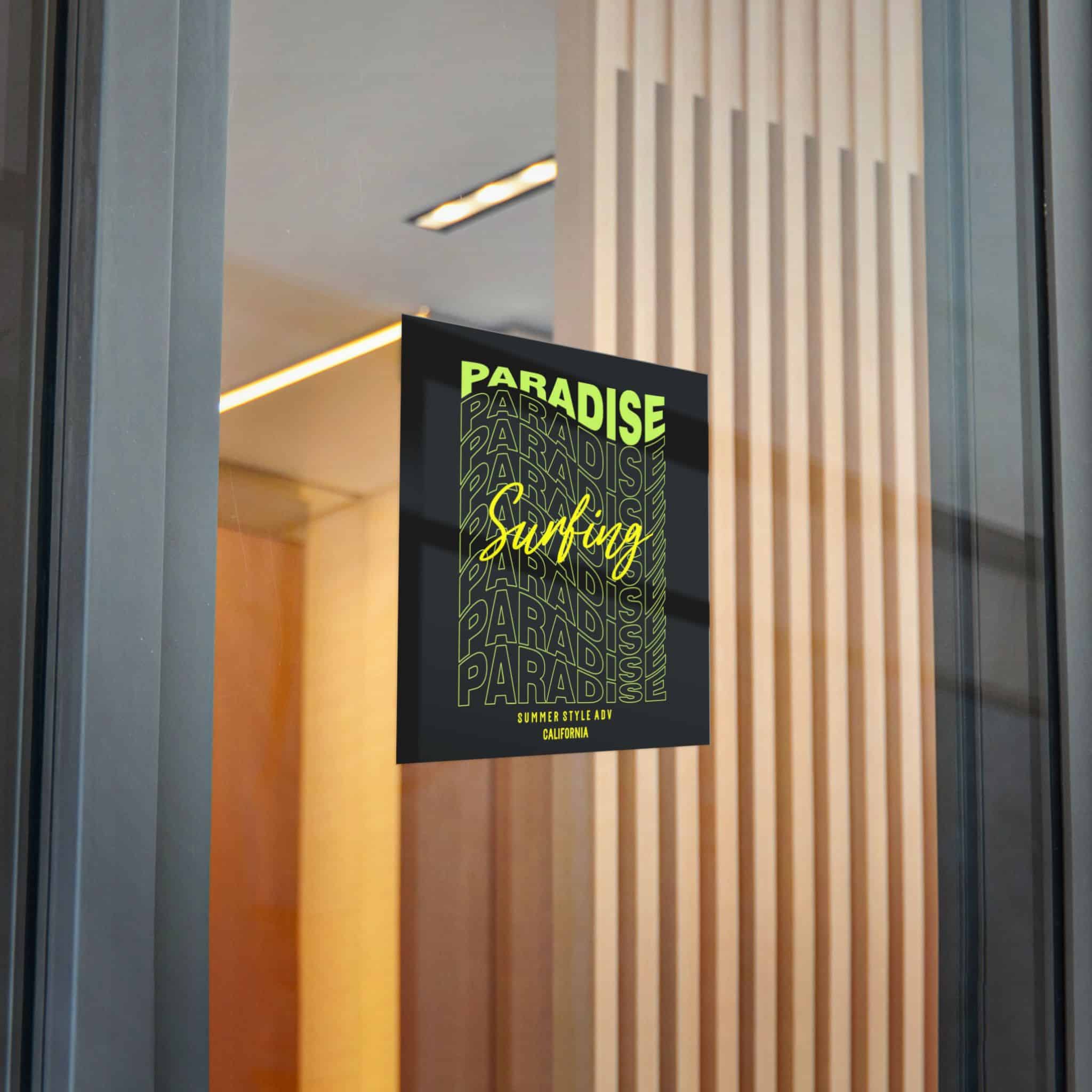Paradise Surfing Die Cut Stickers Dtf - Image 26