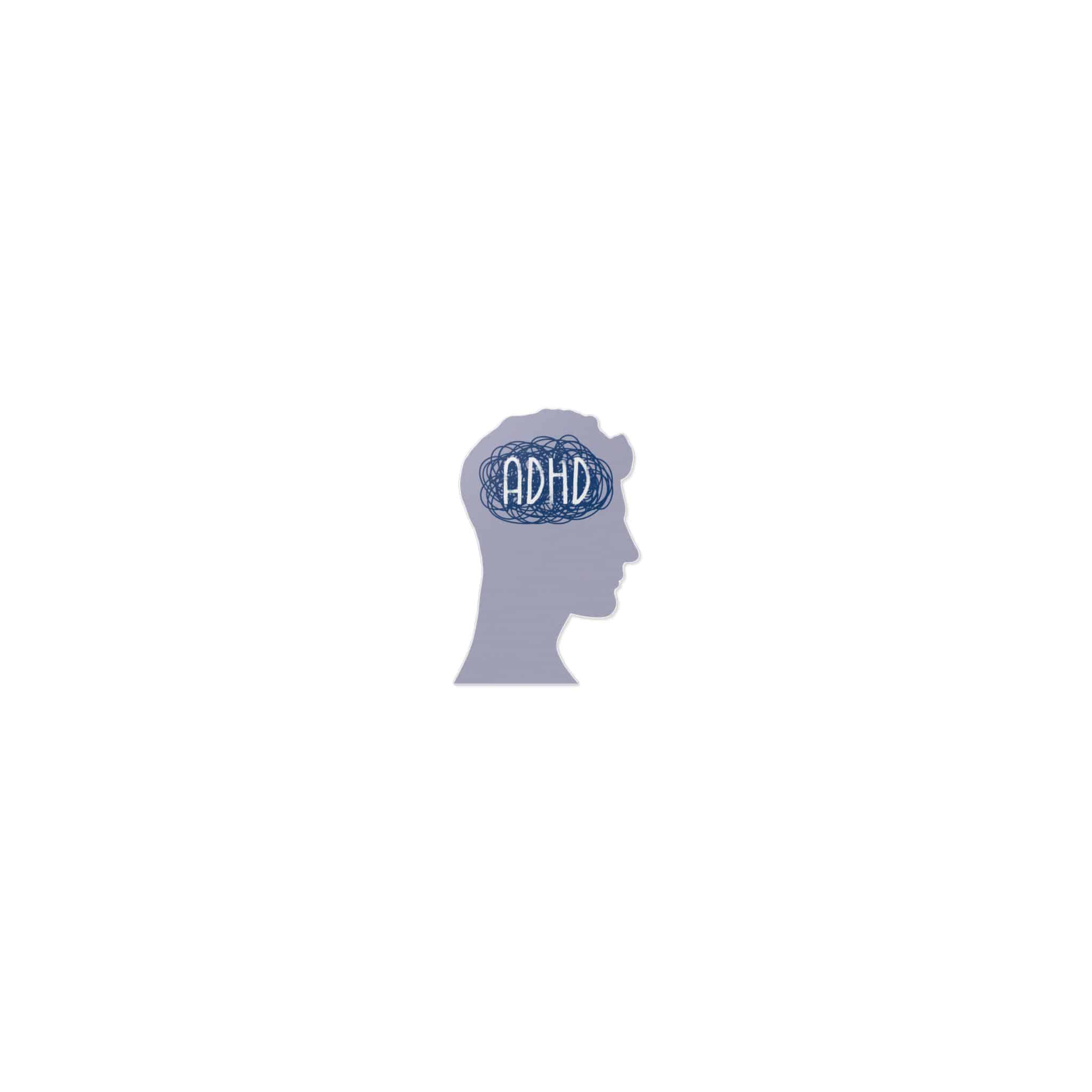 Man Adhd Die Cut Stickers Dtf - Image 17