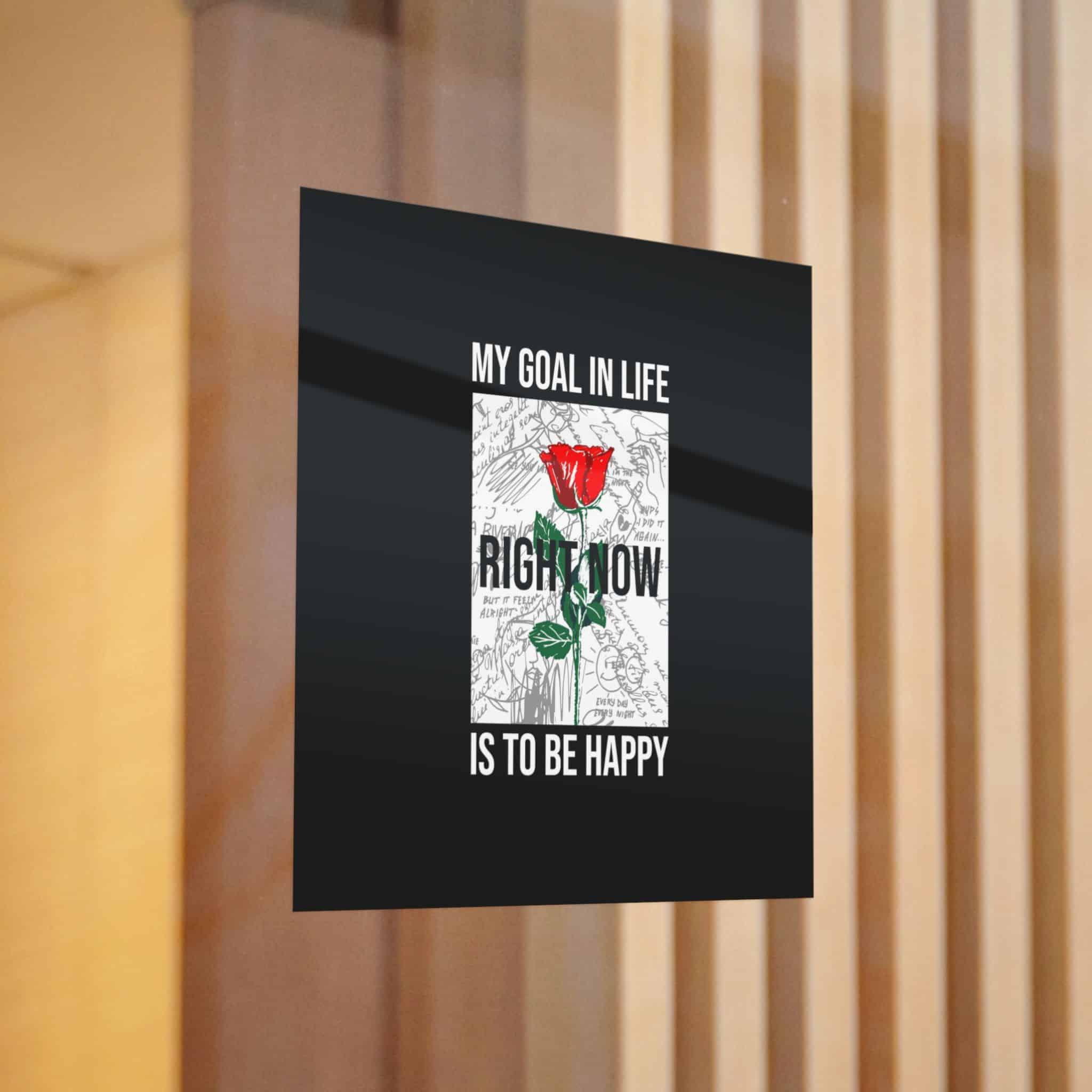 My Goal In Life Slogan Simple Vintage Fashion Die Cut Stickers Dtf - Image 12