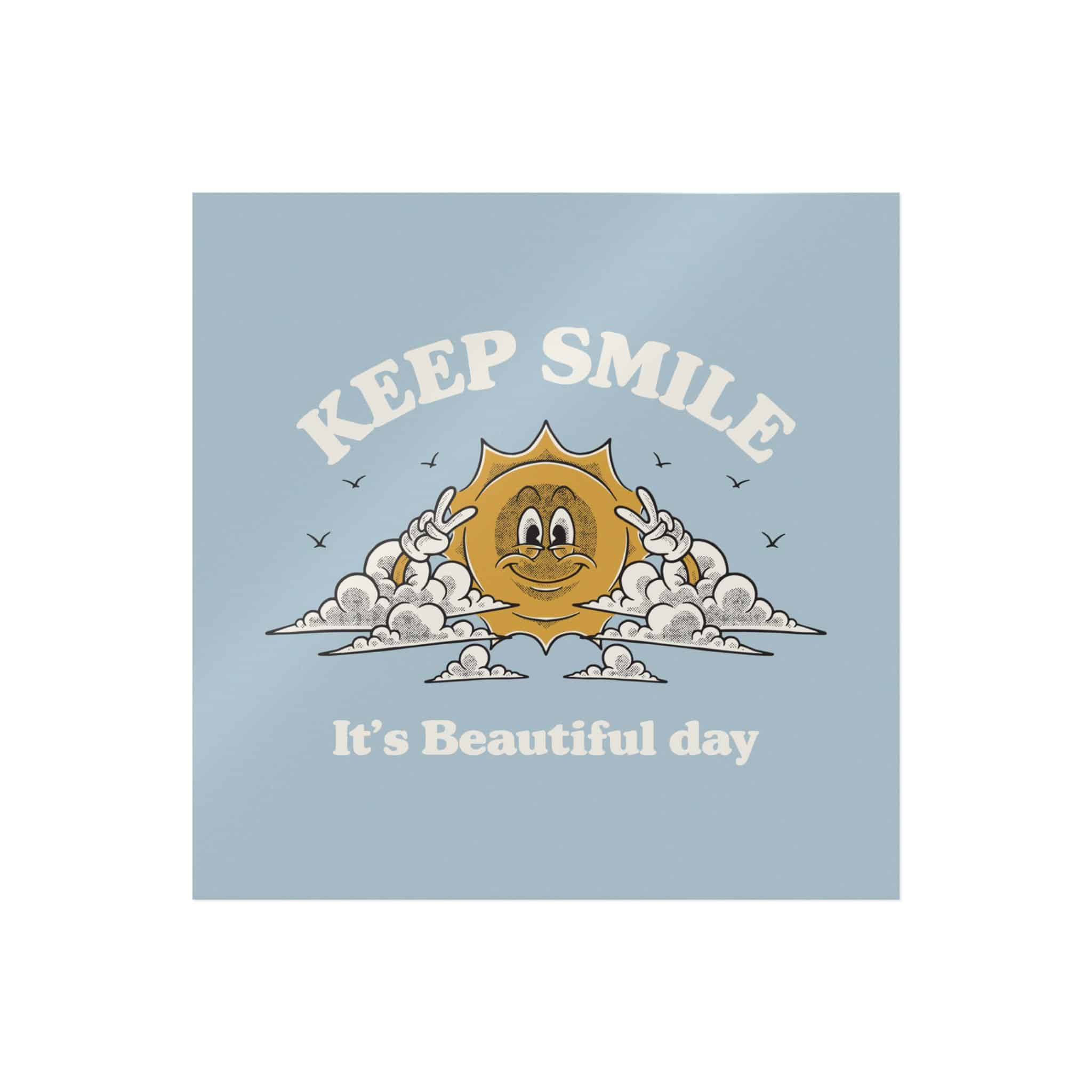 Happy Sun Clouds Retro Cartoon Mascot Die Cut Stickers Dtf - Image 11