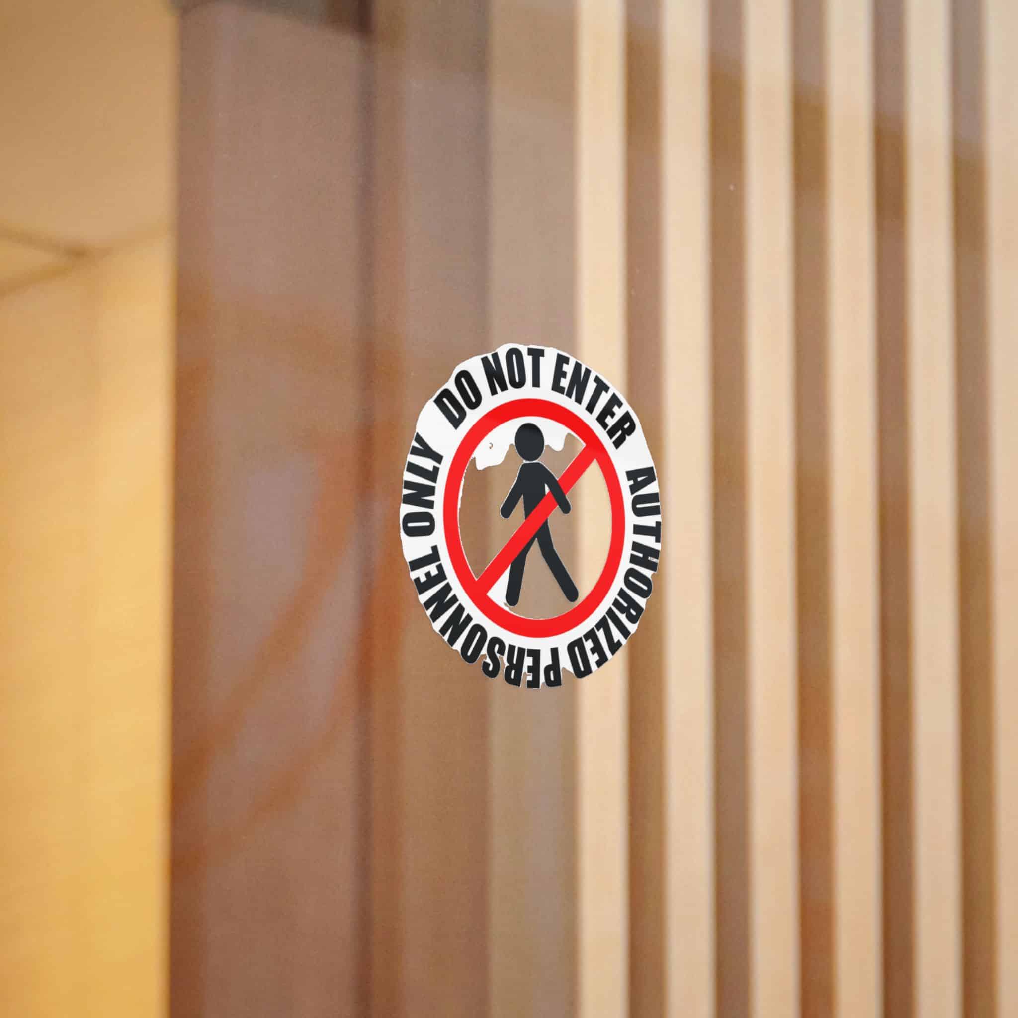 Authorized Personnel Die Cut Stickers Dtf - Image 10