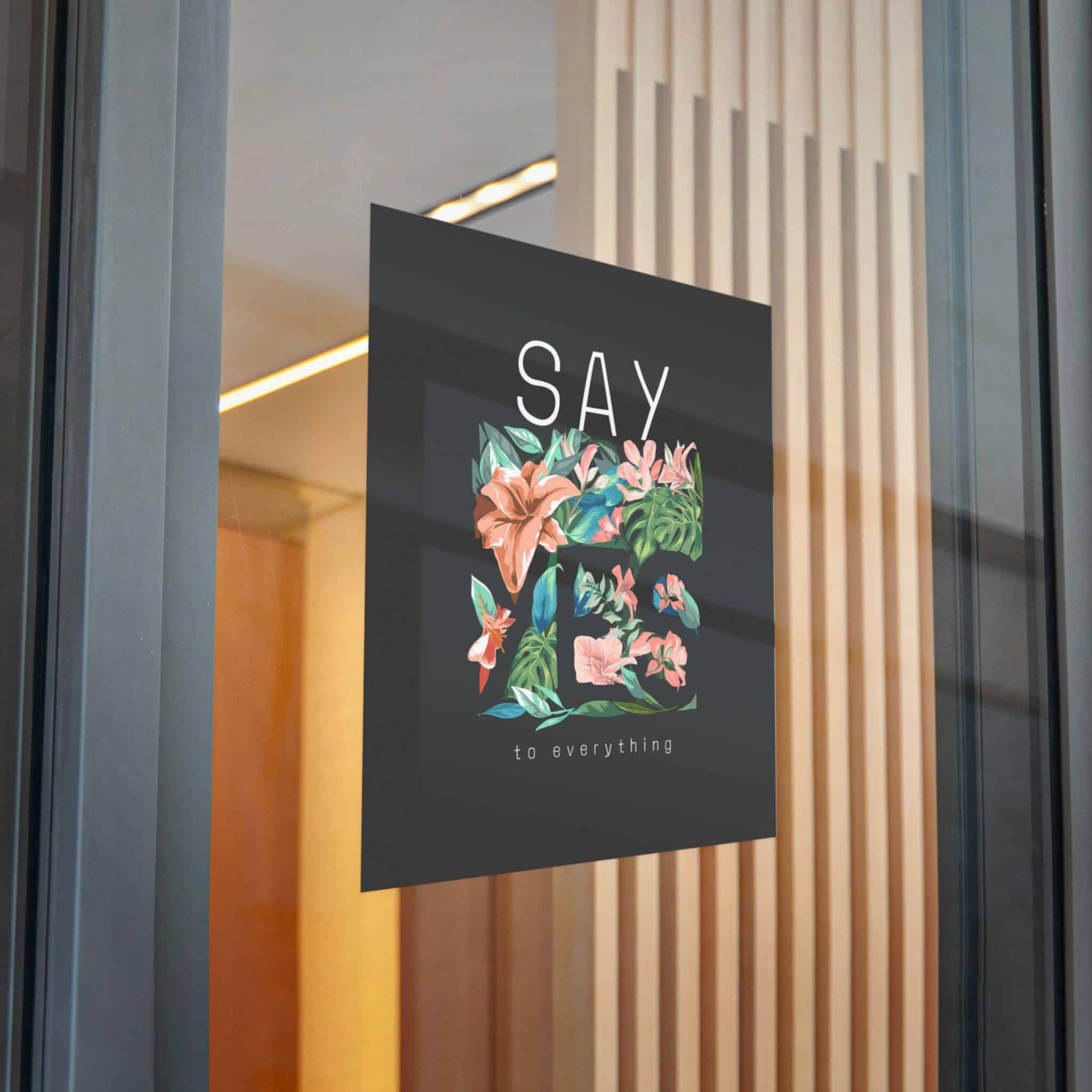 Say Yes Die Cut Stickers Dtf - Image 30
