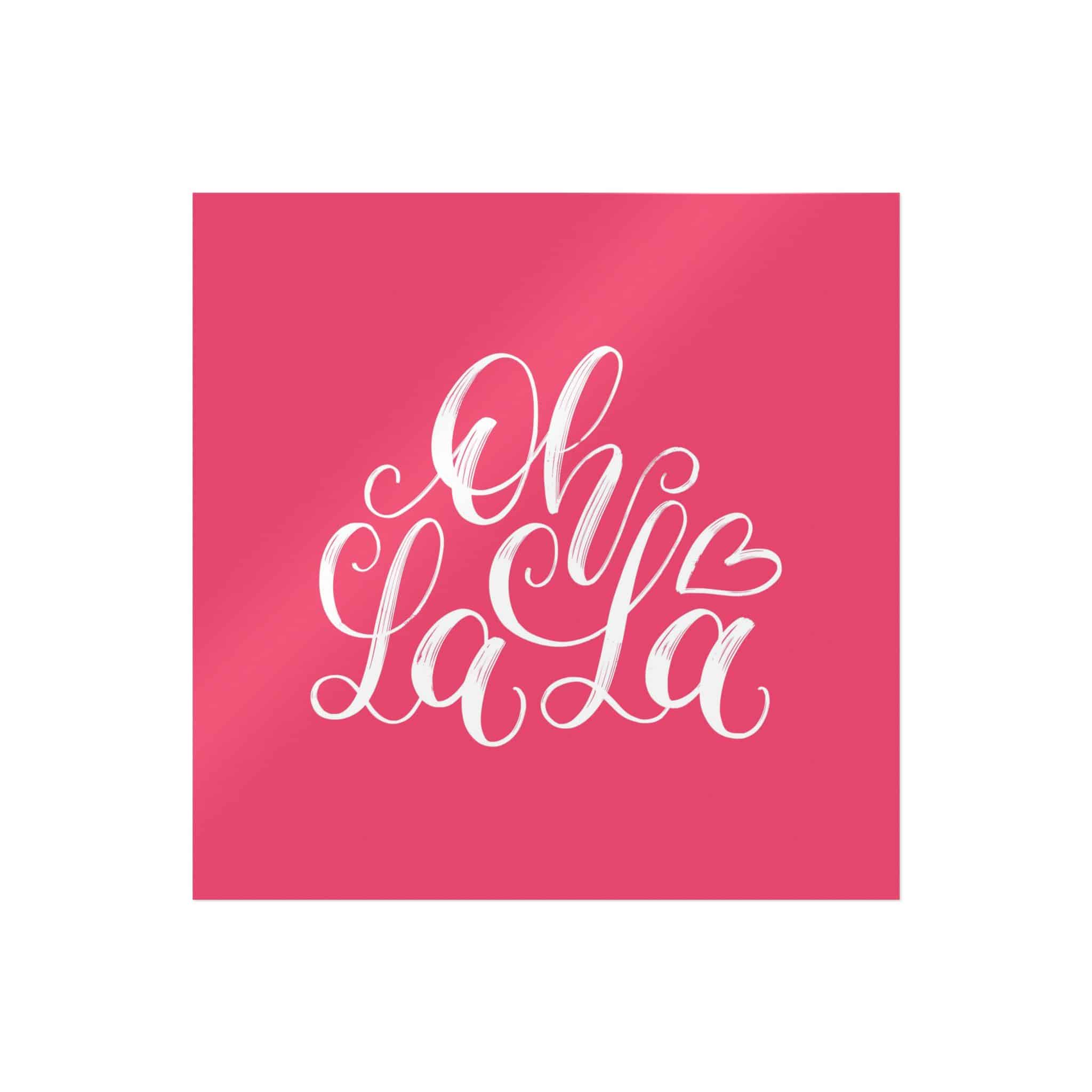Oh La La Die Cut Stickers Dtf - Image 21