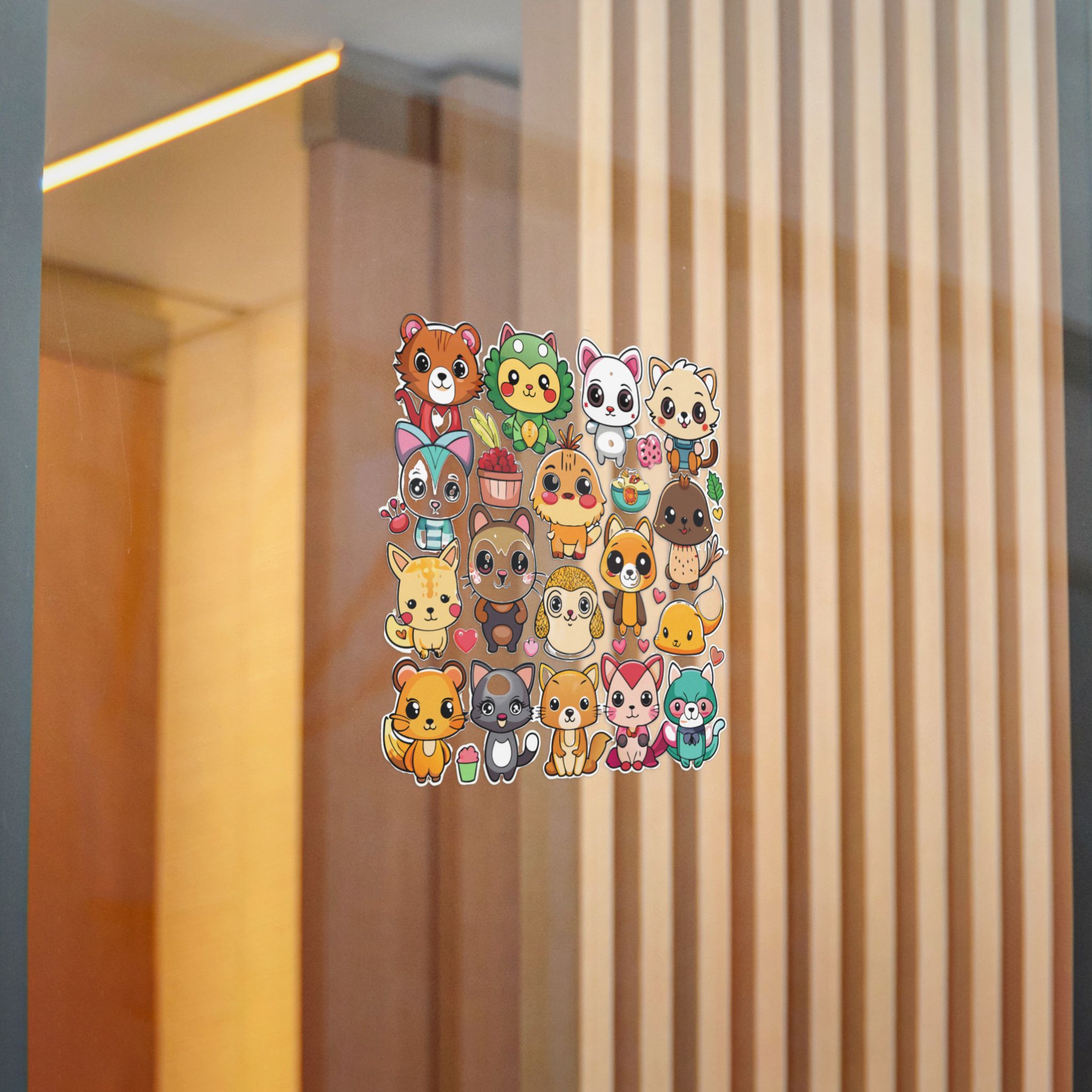 Cute Cartoon Animals With Different Expressions and Poses Die Cut Stickers Dtf - Image 16