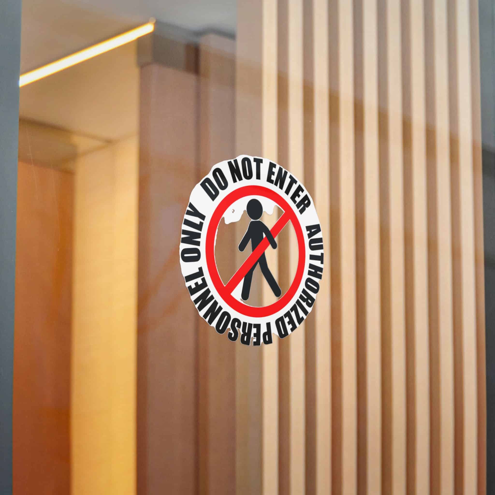 Authorized Personnel Die Cut Stickers Dtf - Image 16