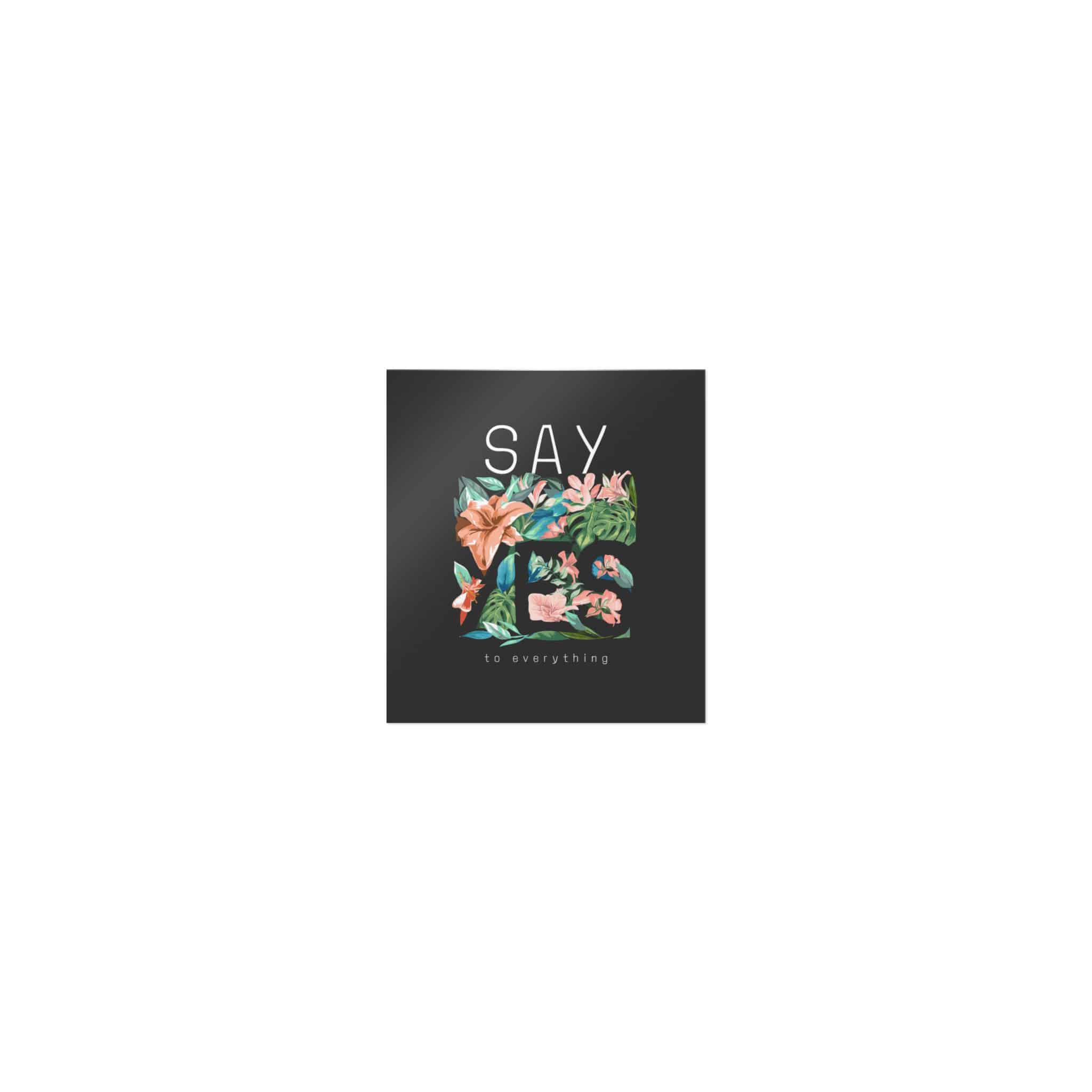 Say Yes Die Cut Stickers Dtf - Image 17
