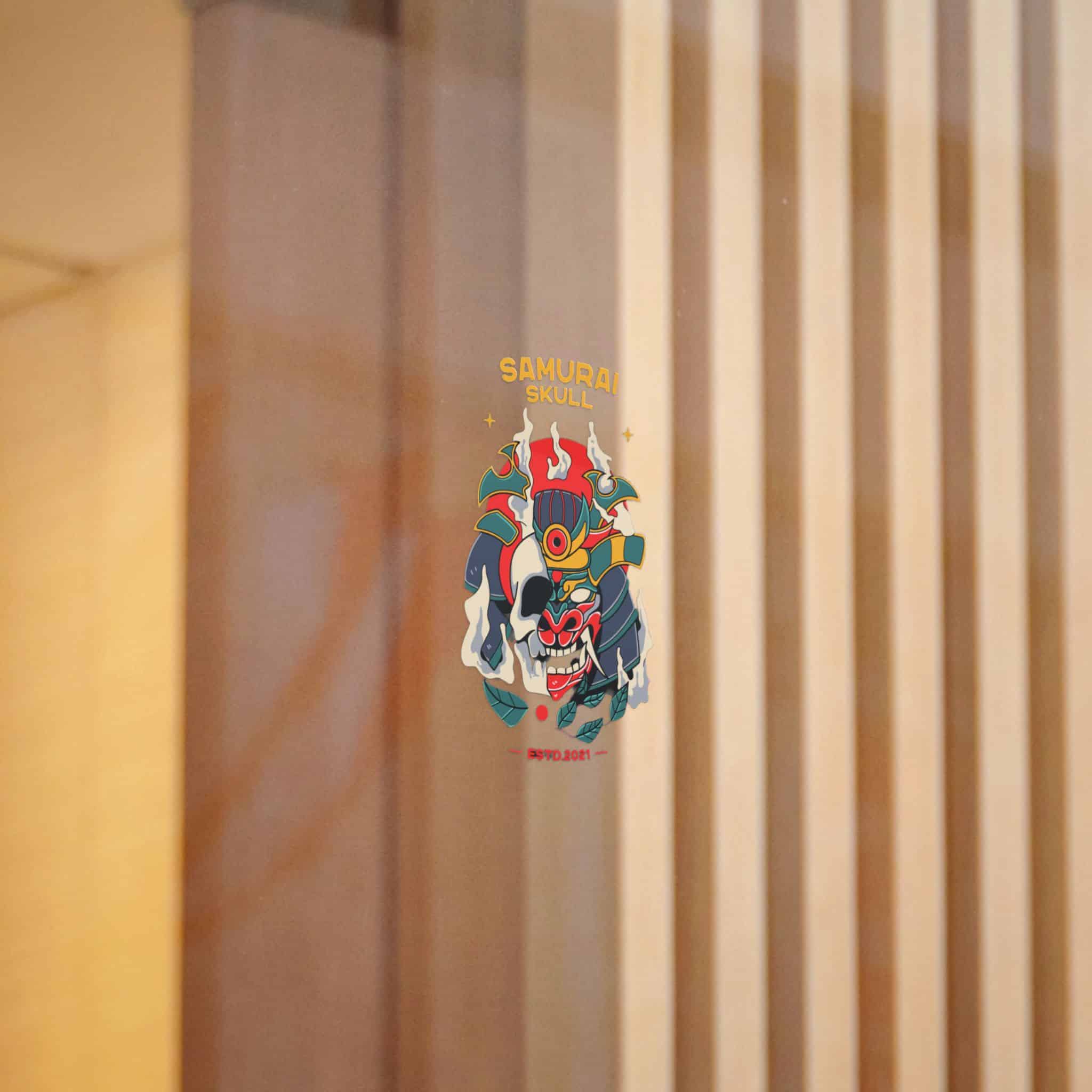Samurai Helmet 184541 Die Cut Stickers Dtf - Image 6