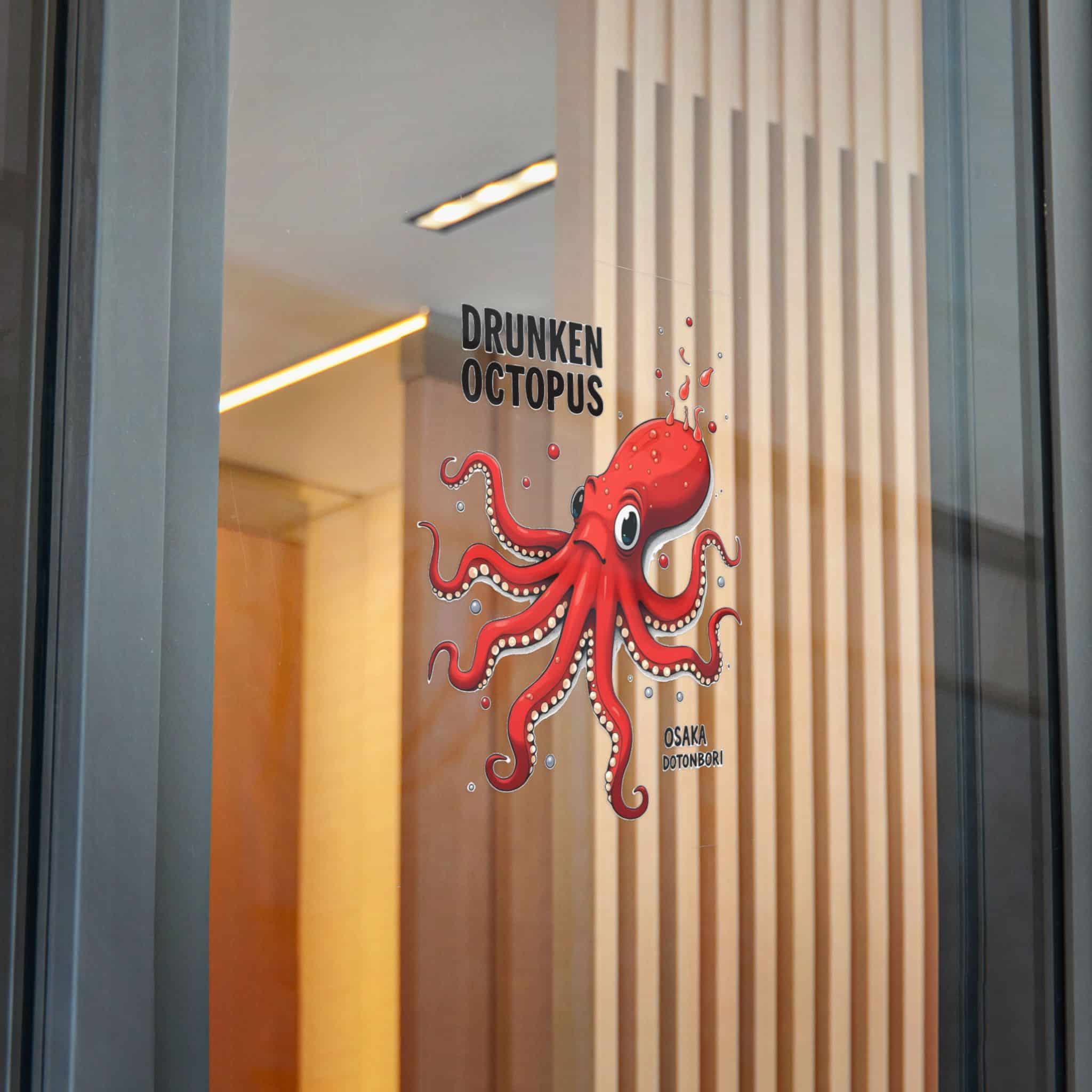 Osaka Drunken Octopus 1 Die Cut Stickers Dtf - Image 30