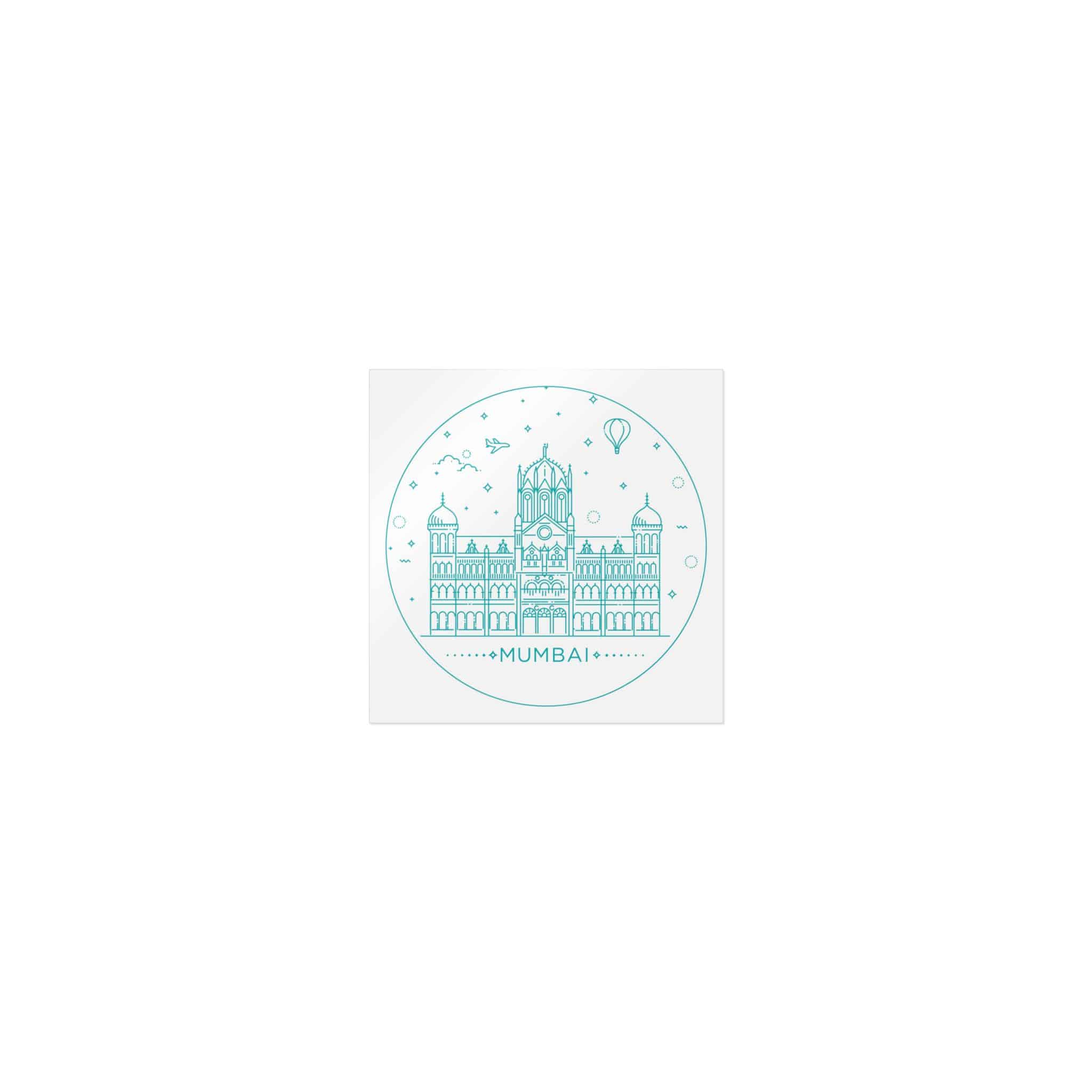 Mumbai Chhatrapati Die Cut Stickers Dtf - Image 17