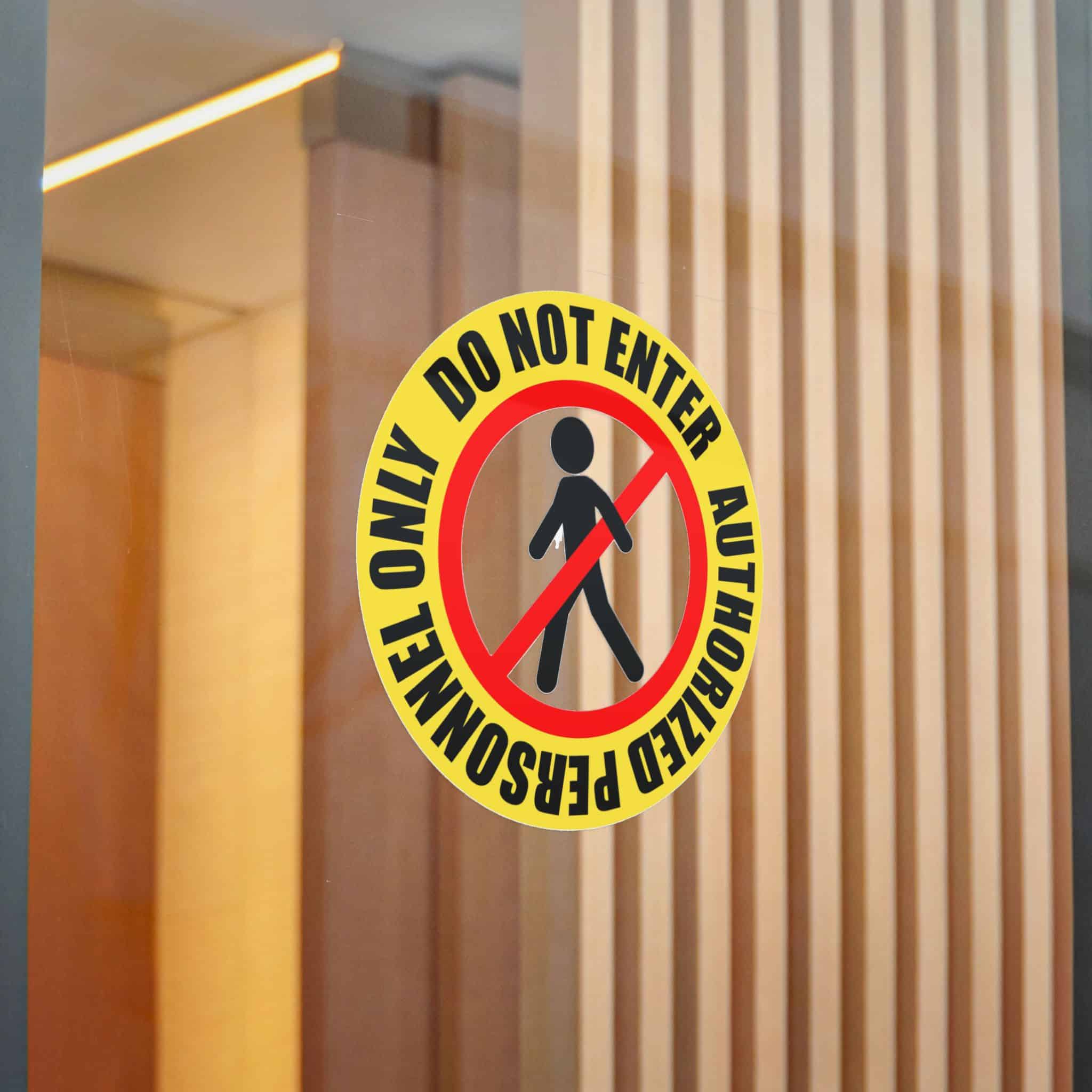 Personnel Only Die Cut Stickers Dtf - Image 22