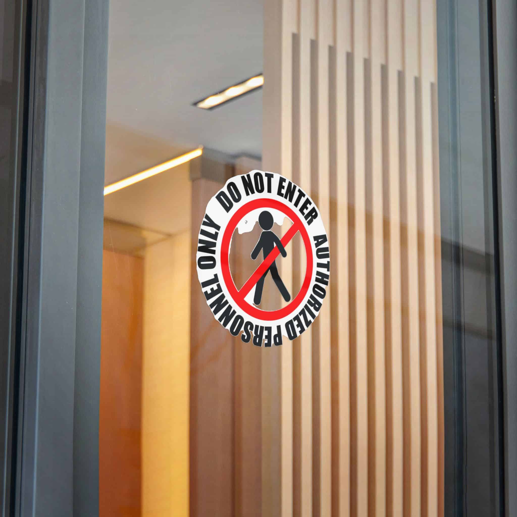 Authorized Personnel Die Cut Stickers Dtf - Image 26