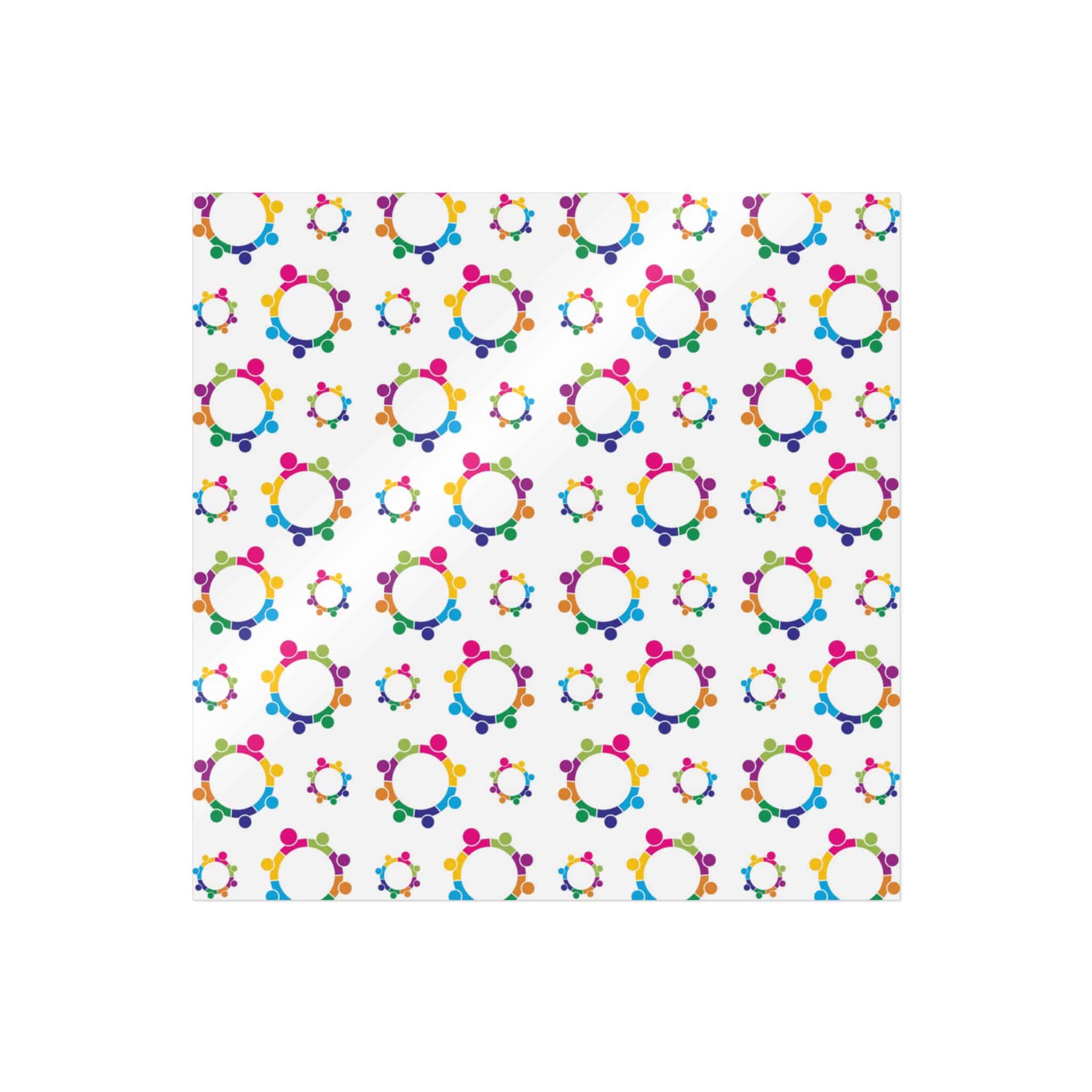 Network Favorable Trendy Multicolor Repeating Pattern Vector Illustration Background Die Cut Stickers Dtf - Image 5
