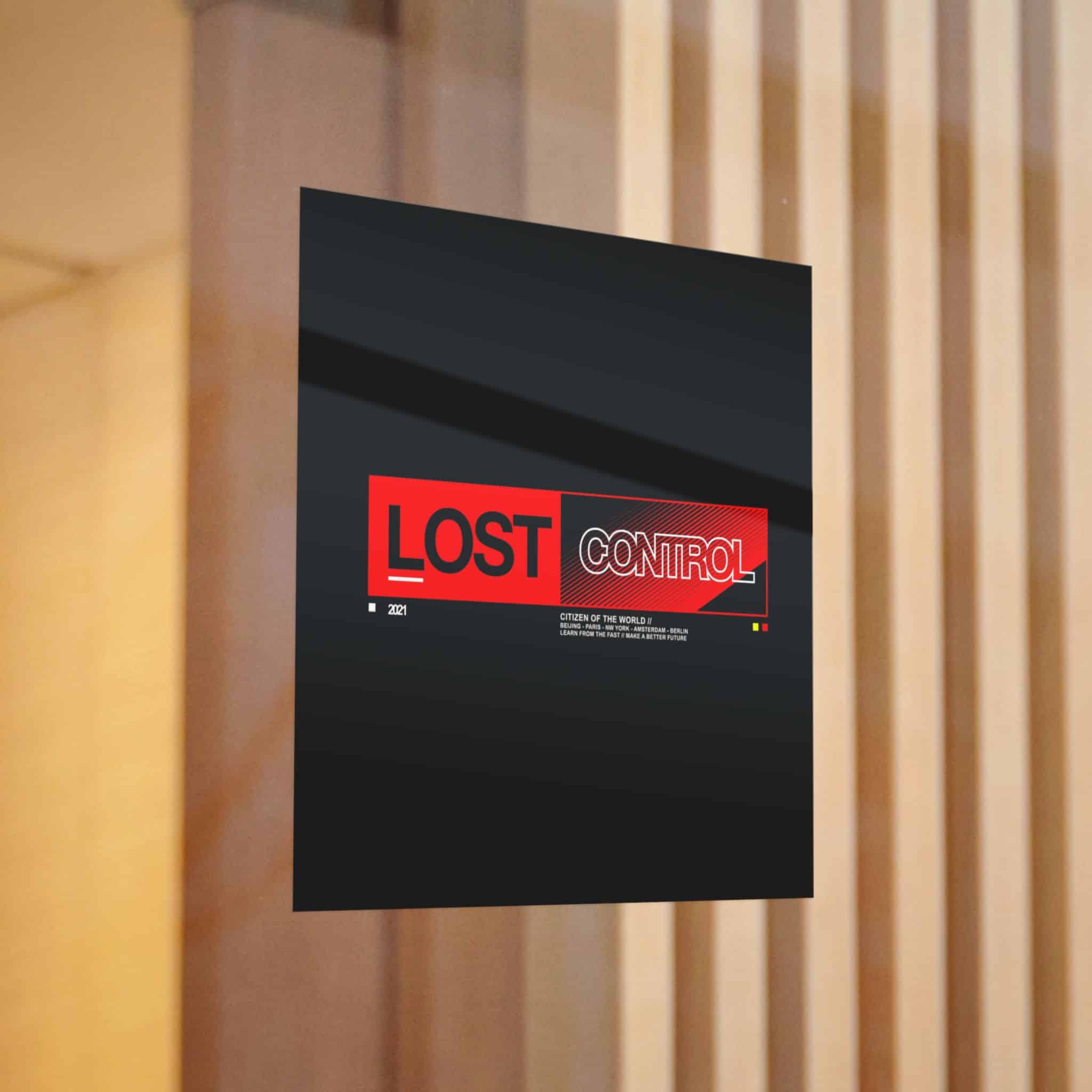 Lost Control Simple Vintage Fashion Die Cut Stickers Dtf - Image 12