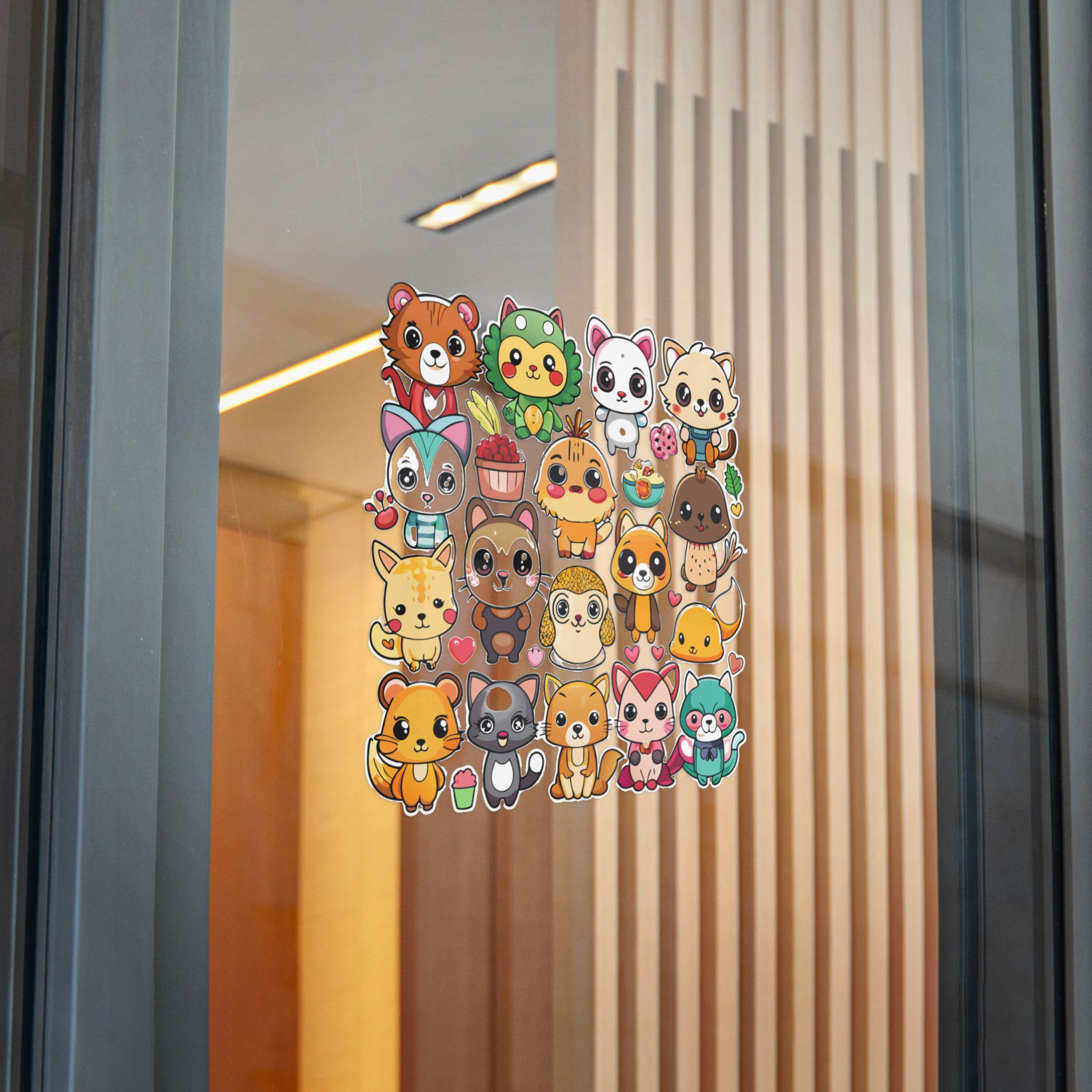Cute Cartoon Animals With Different Expressions and Poses Die Cut Stickers Dtf - Image 28