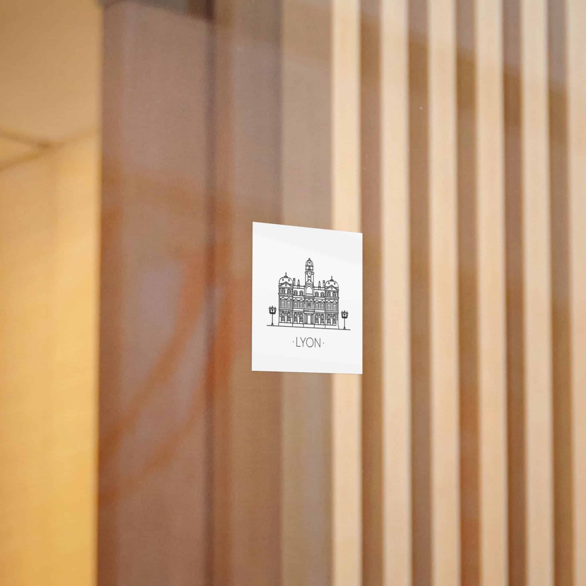 Lyon City Die Cut Stickers Dtf - Image 8