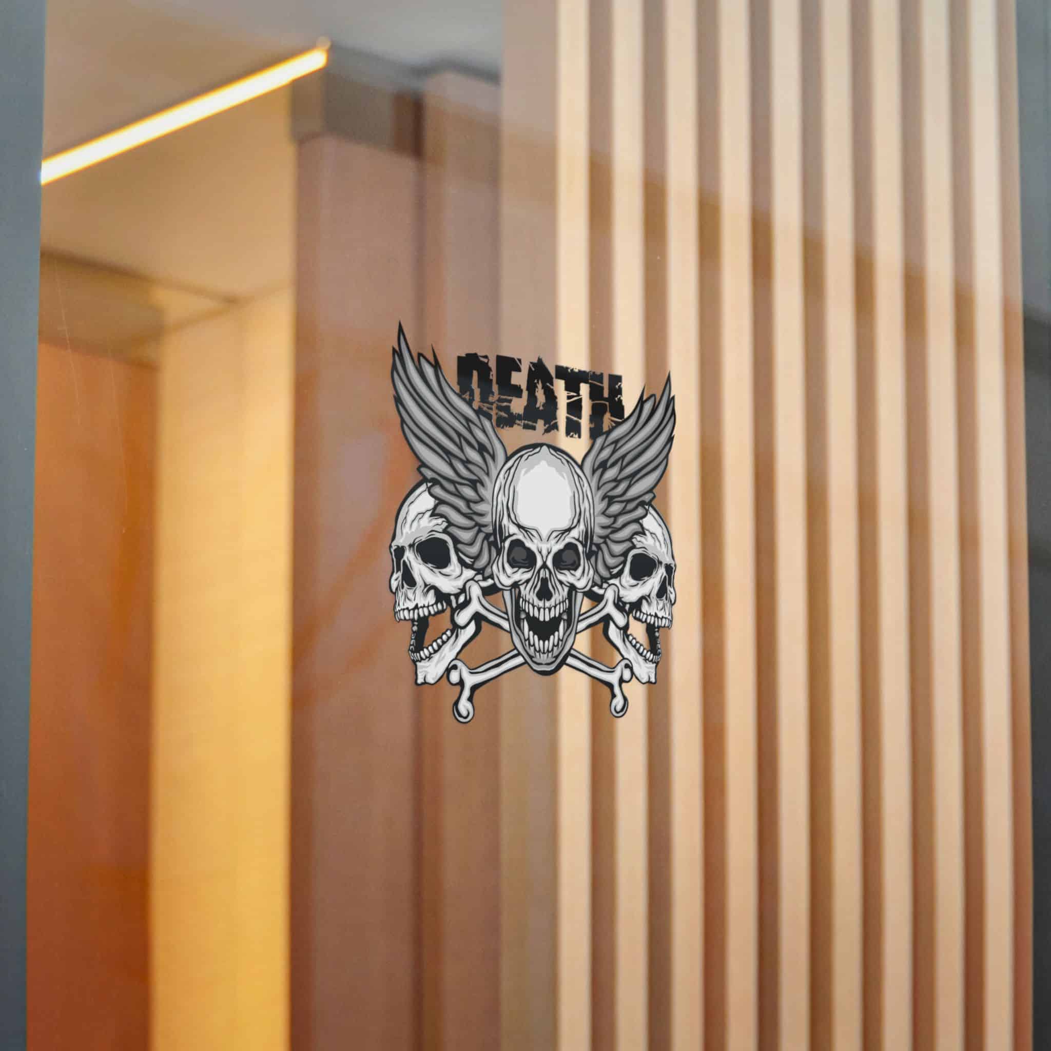 Gothic Sign With Skull Grunge Vintage Design T Shirts (6) Die Cut Stickers Dtf - Image 14
