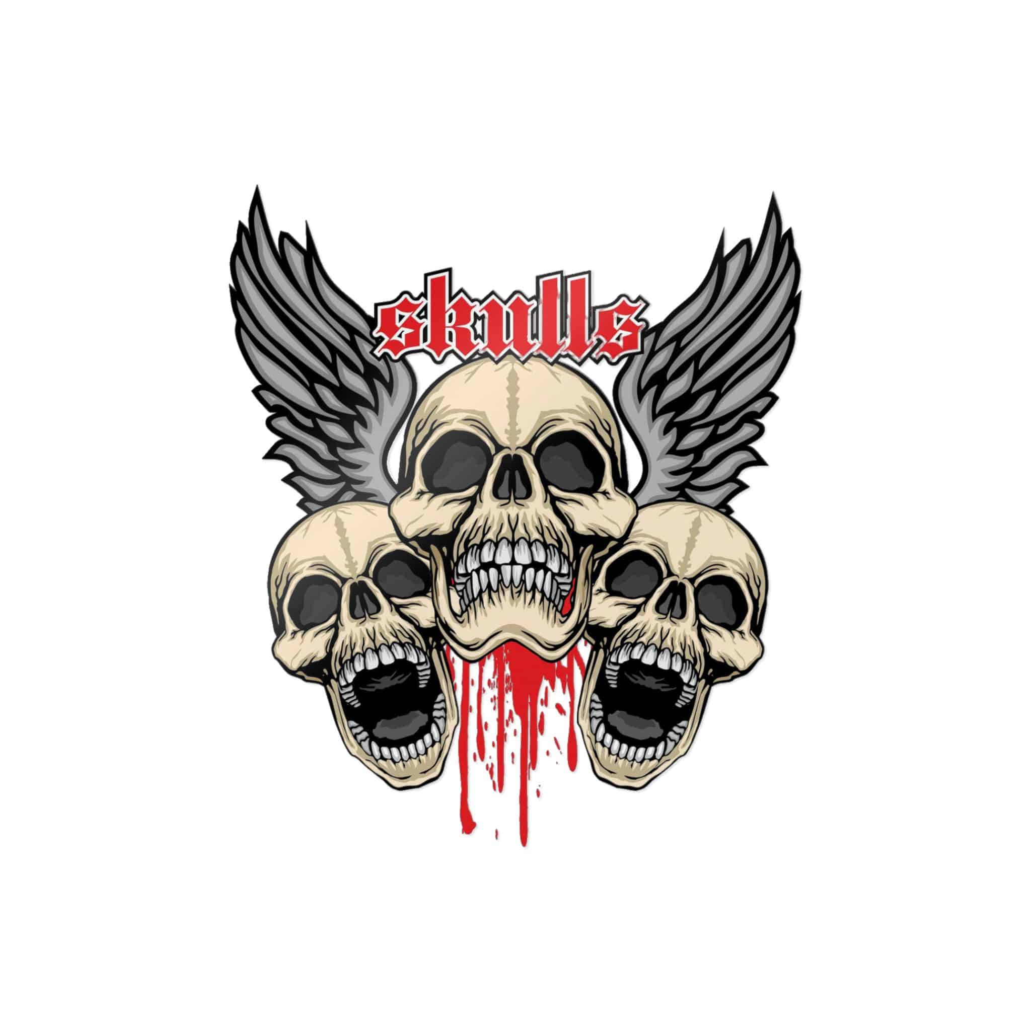 Gothic Sign With Skull Grunge Vintage Design T Shirts (17) Die Cut Stickers Dtf - Image 11