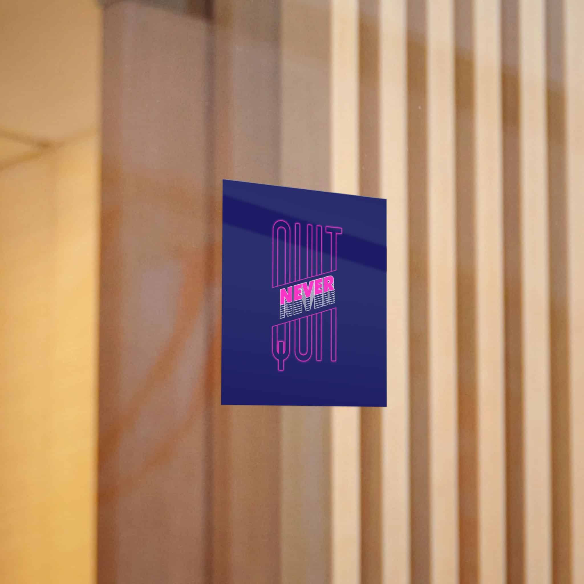Never Quite Slogan Simple Vintage Fashion Die Cut Stickers Dtf - Image 10