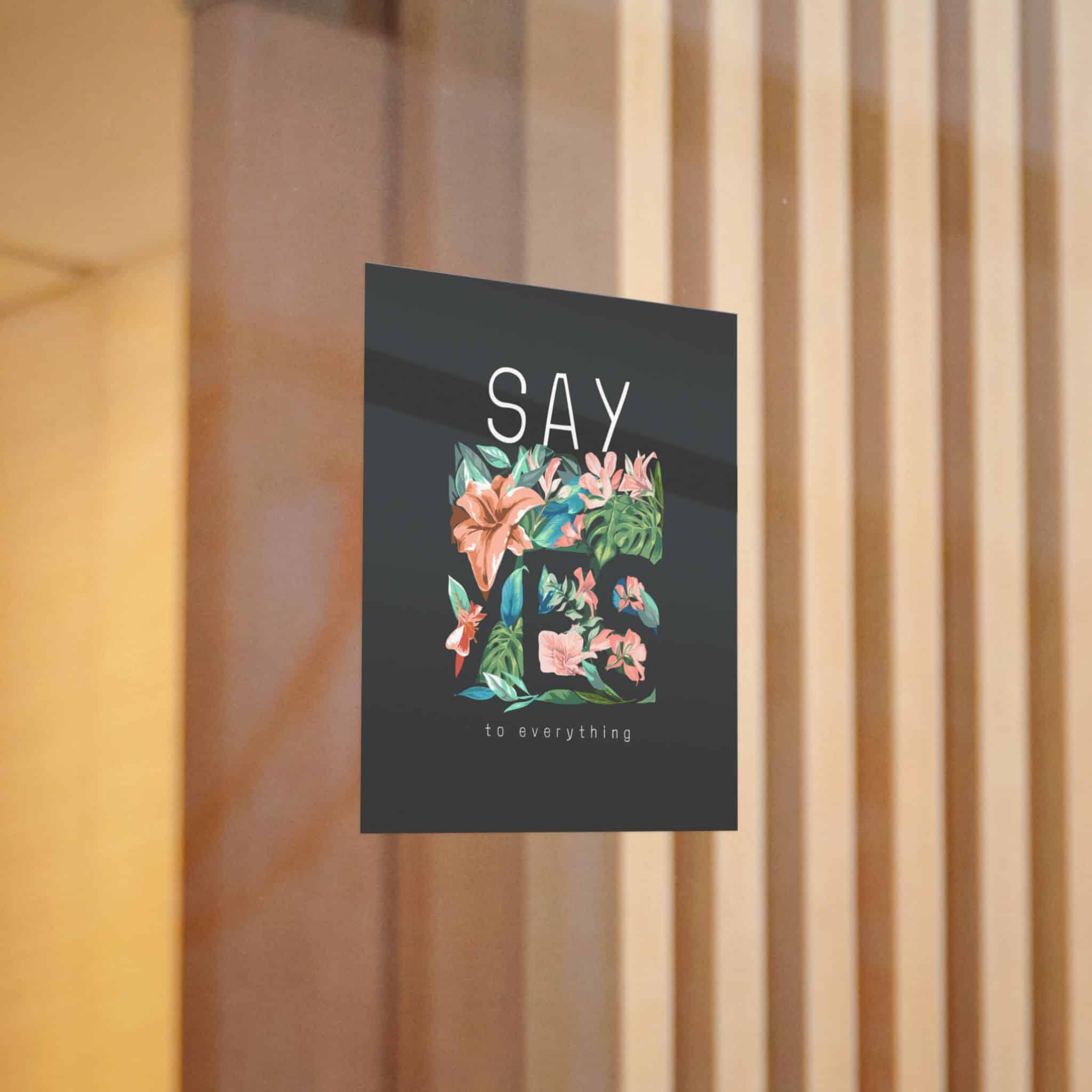 Say Yes Die Cut Stickers Dtf - Image 6
