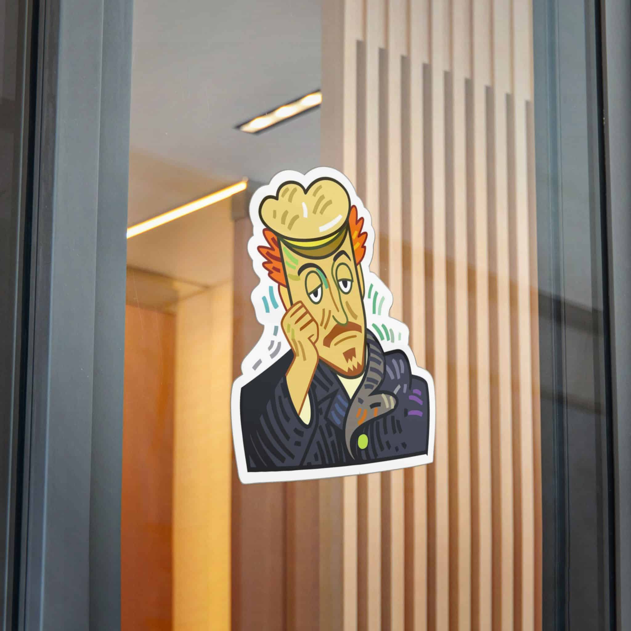 Weary Artist Portrait Die Cut Stickers Dtf - Image 30