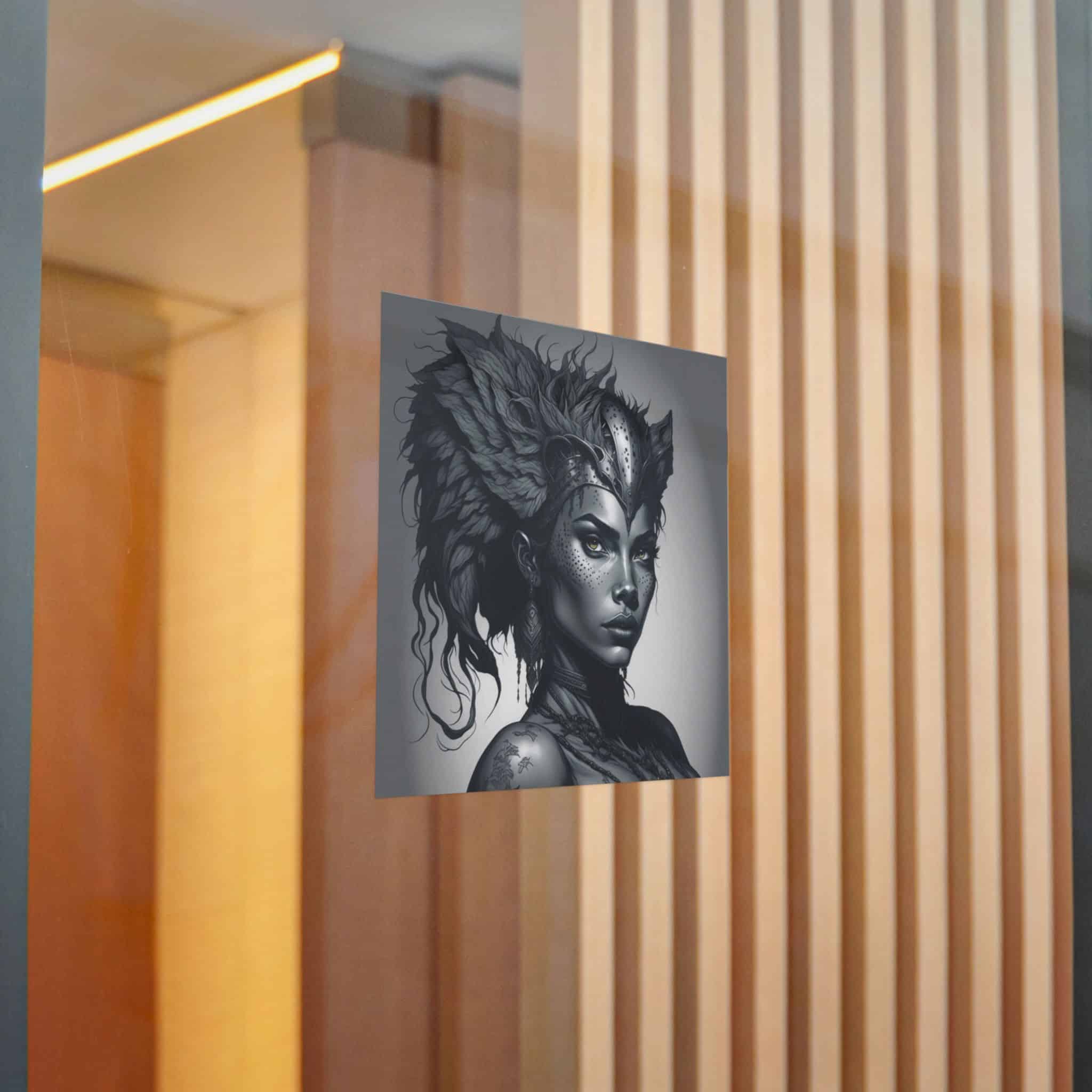 Human Cheetah Queen Die Cut Stickers Dtf - Image 16
